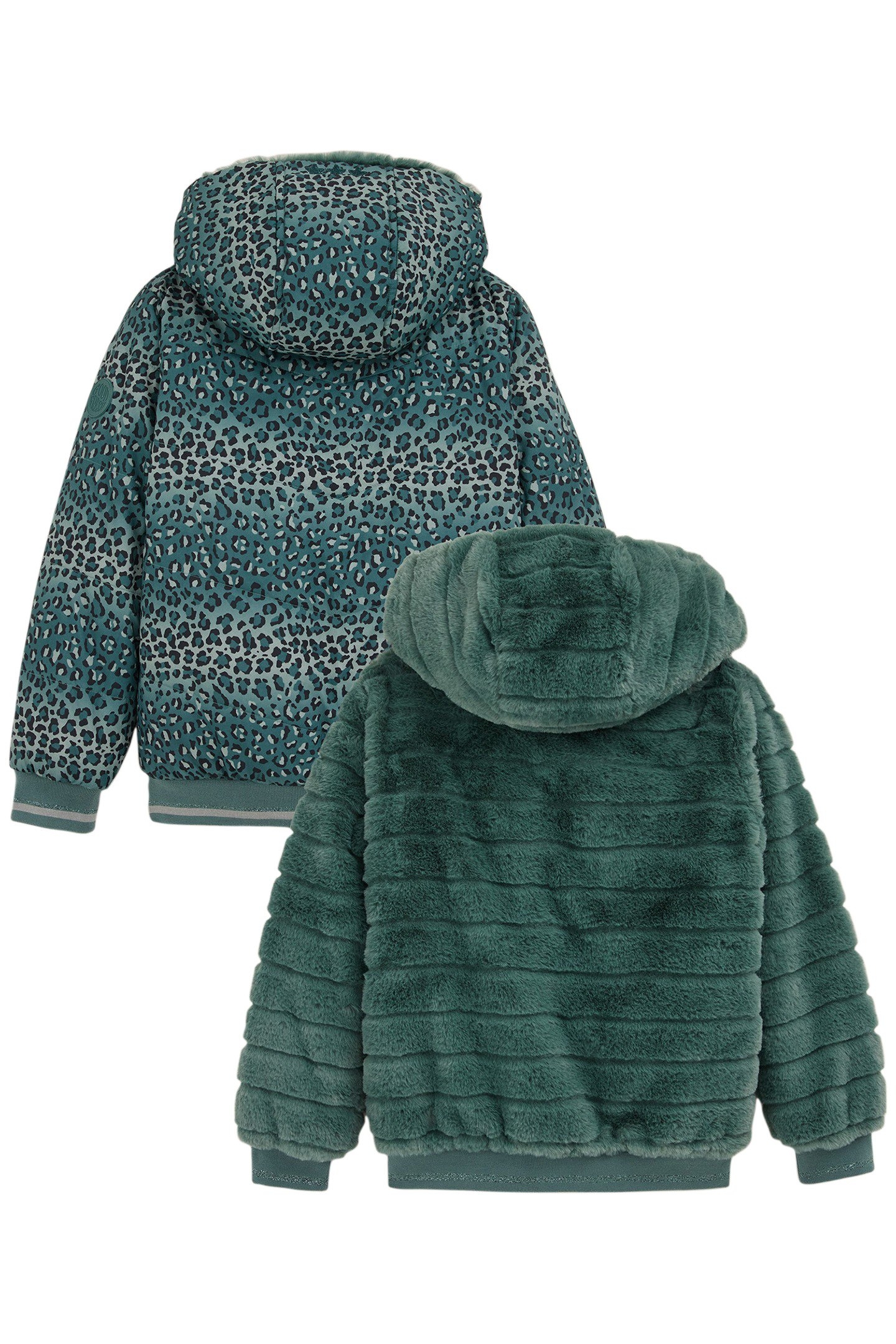 JACKET REVERSIBLE BOMBER GREEN BLUE 2