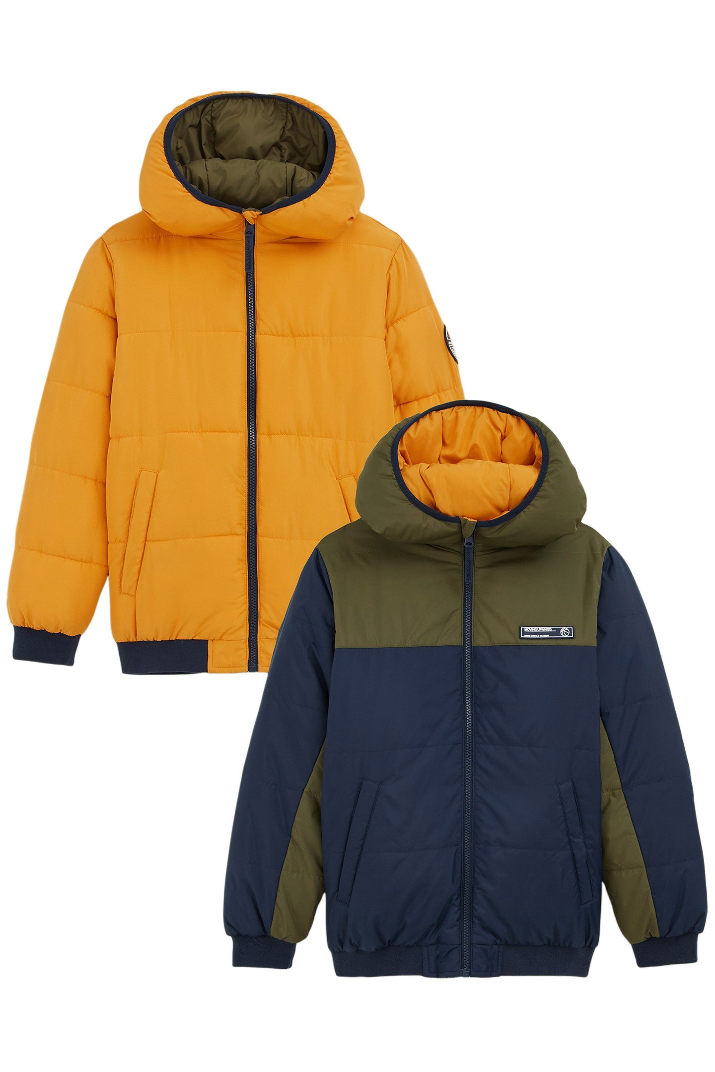 JACKET REVERSIBLE BOMBER YELLOW 1