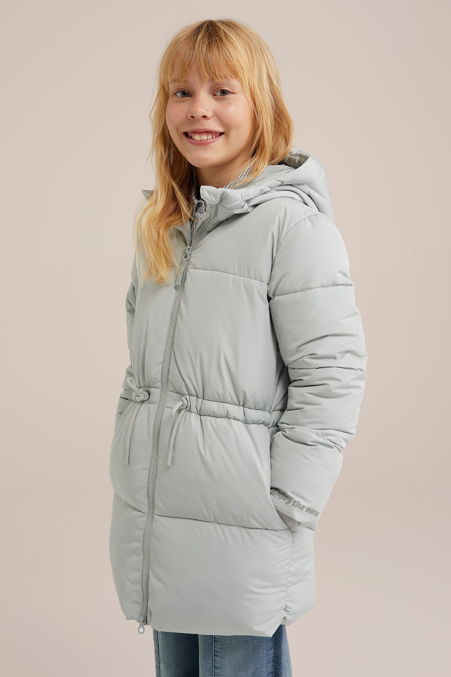 JACKET LONG LENGTH MINT GREEN 1