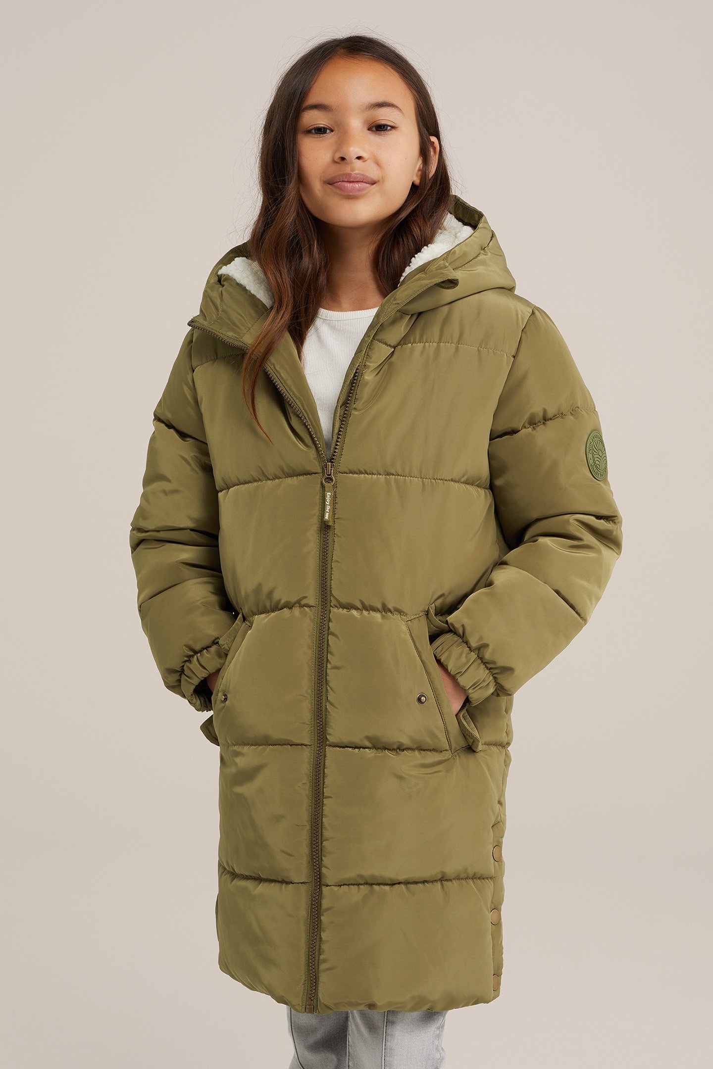 JACKET LONG LENGTH OLIVE GREEN 1