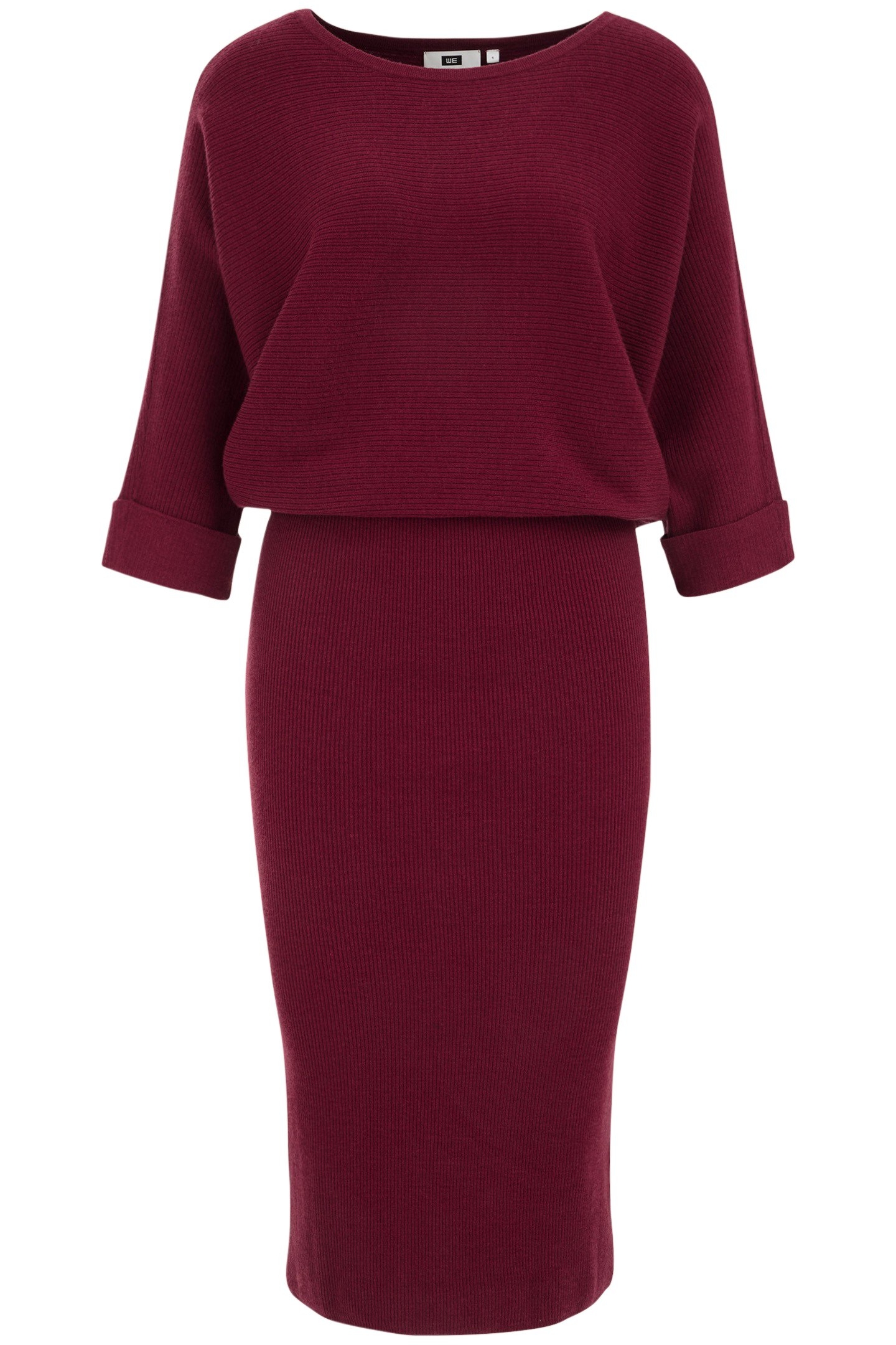 DRESS MID LENGTH VINTAGE RED 3