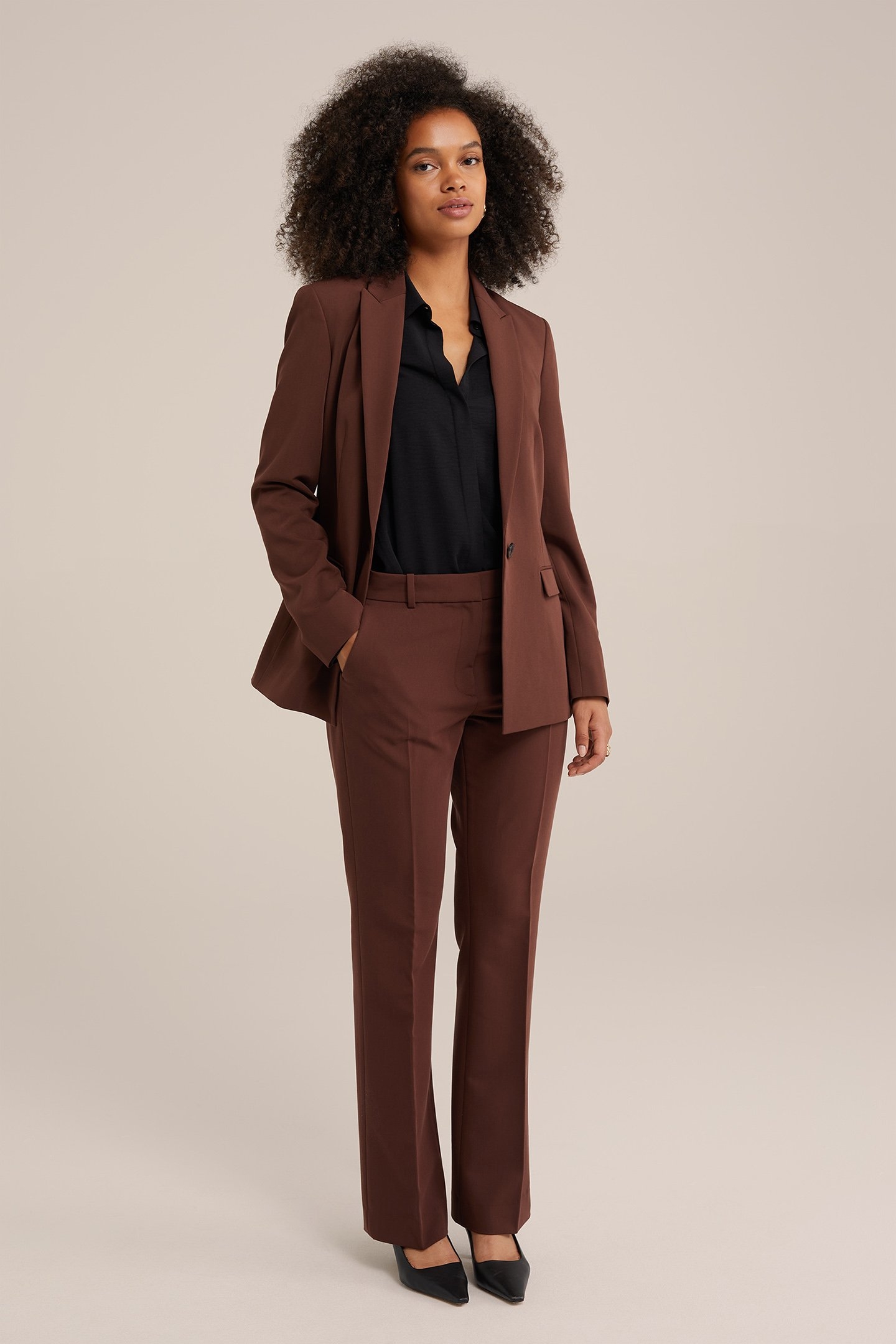 TROUSER DARK BROWN 3