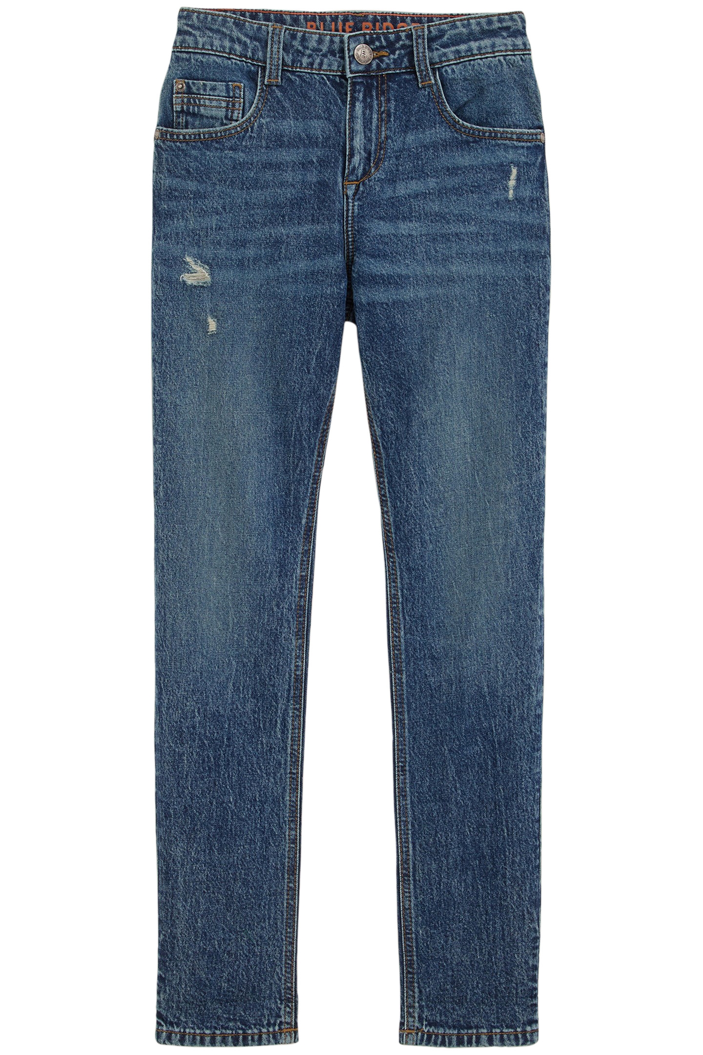 5-POCKET MID WAIST DARK BLUE 3