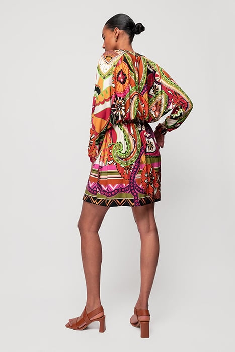 DRESS FUN DESSIN LIMELIGHT/BROWN/VIOLET 2