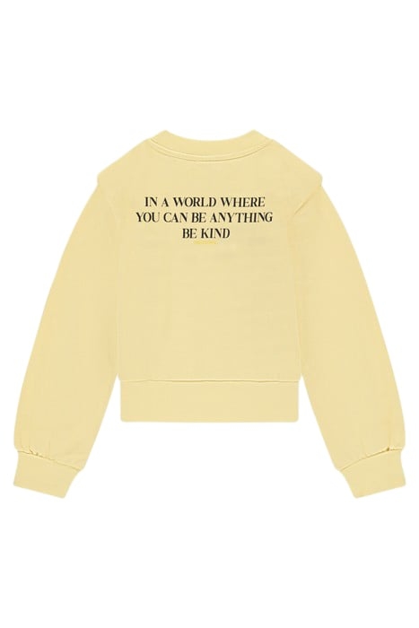 JAMIE SHOULDER SWEATER SOFT YELLOW 2