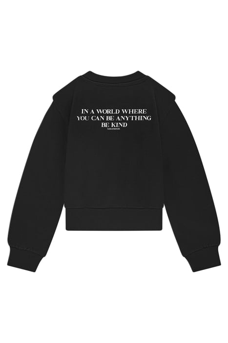 JAMIE SHOULDER SWEATER BLACK 2