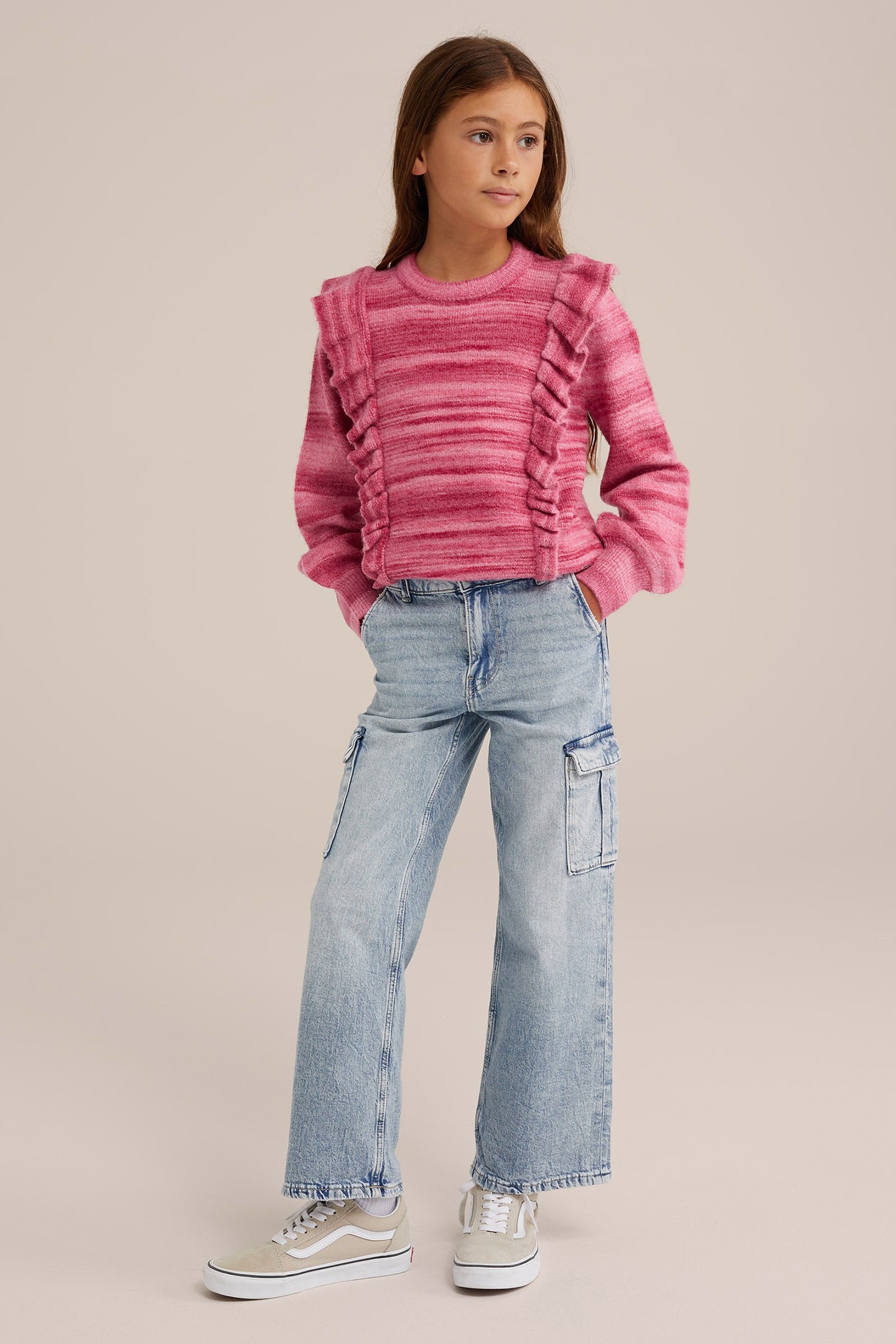 KNITTED PULLOVER PINK 2