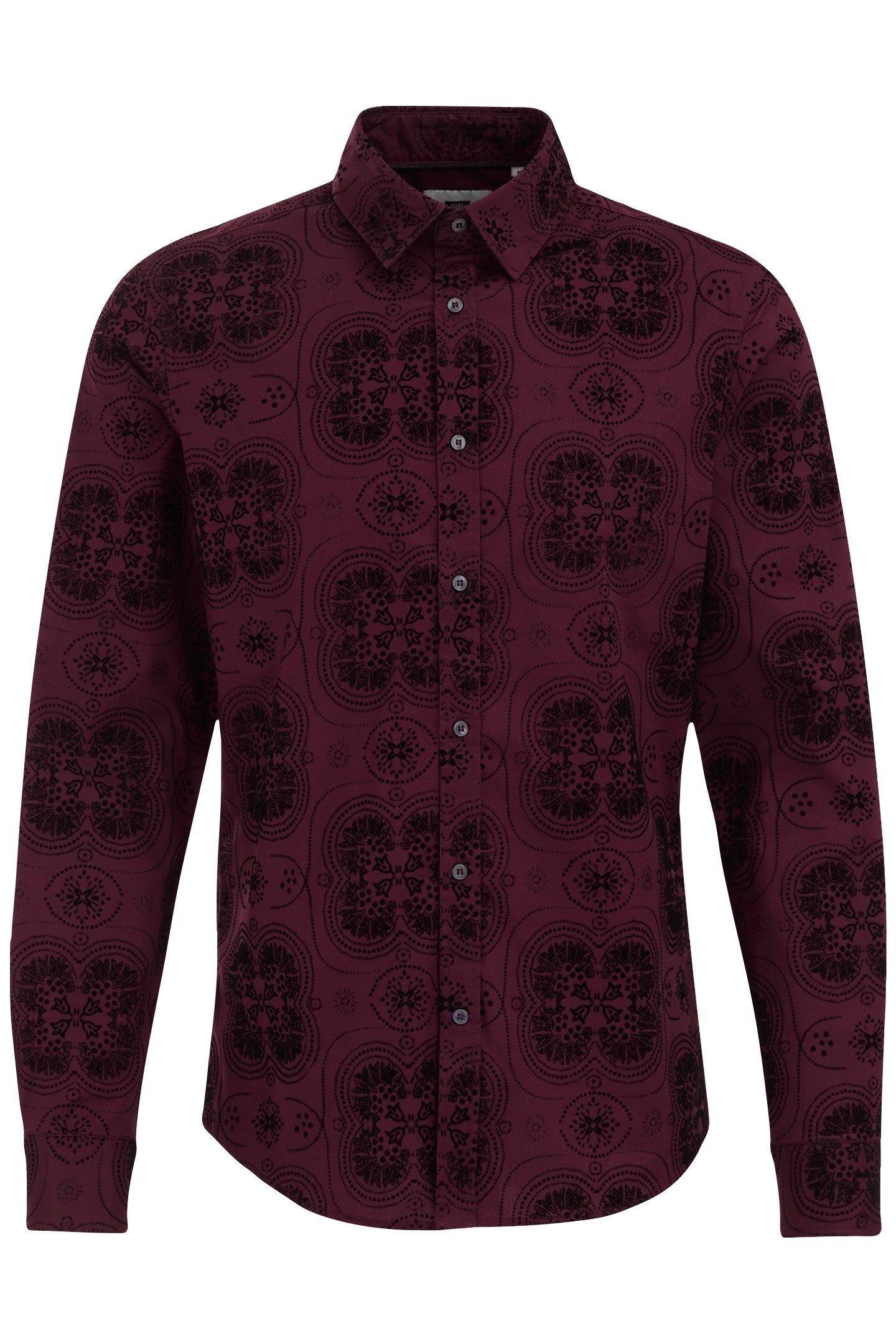 SHIRT BURGUNDY RED 4