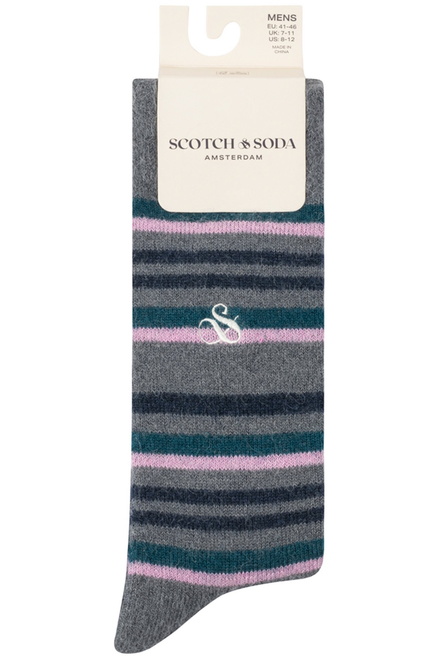 1PK MENS NON TERRY CREW MEDIUM GREY 2