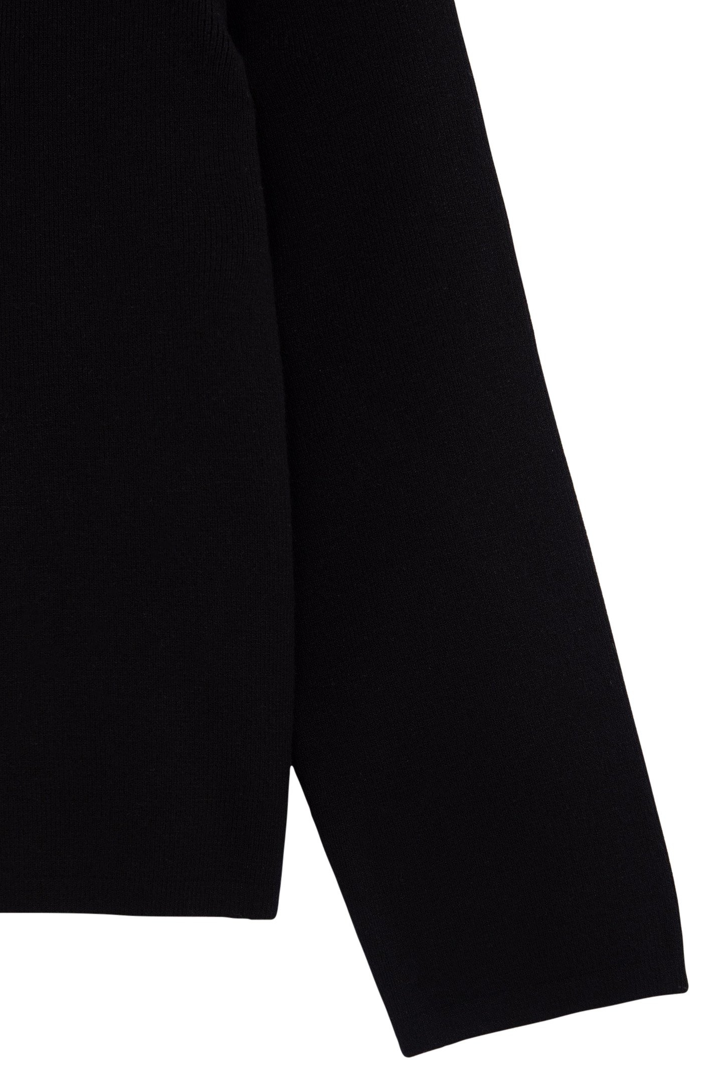 GIRLS’ BLACK BIKER-STYLE CARDIGAN WITH ZIP DECOR 5