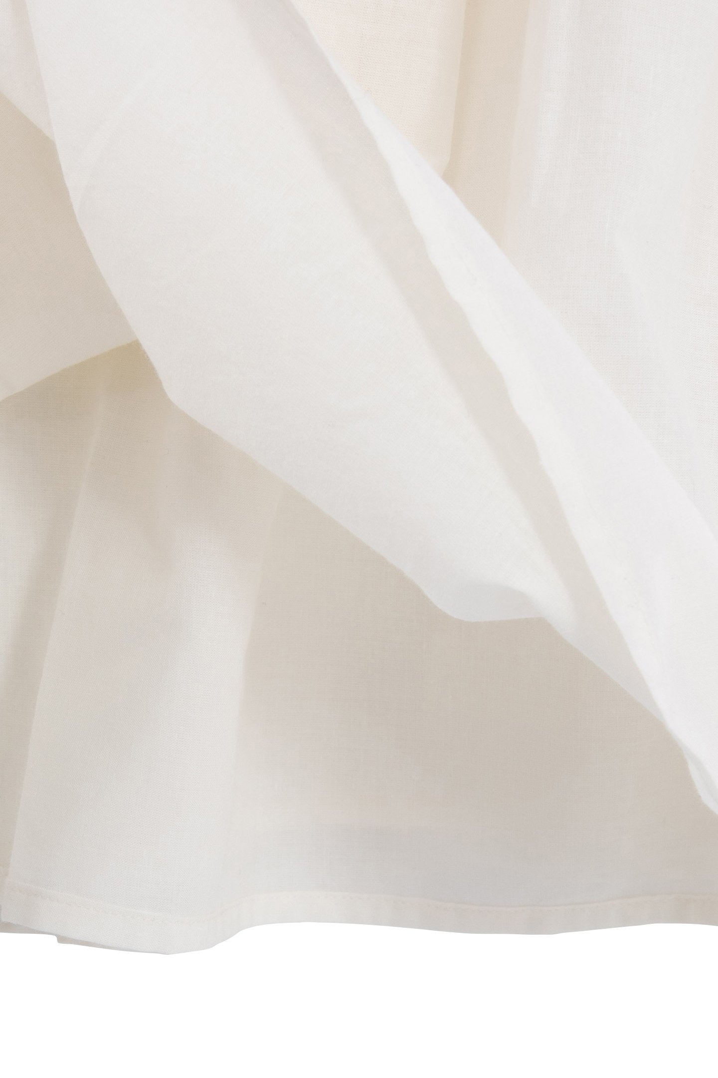 GIRLS’ ECRU DRESS WITH LACE MACRAMÉ DICKEY 6