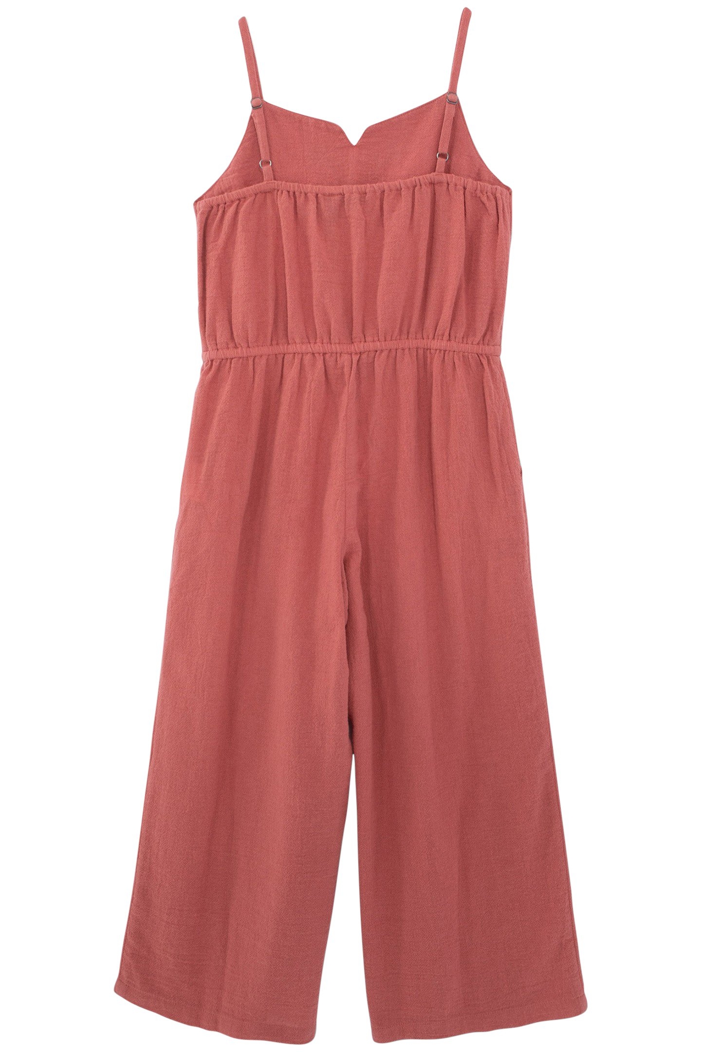 GIRLS’ TERRACOTTA EMBROIDERED JUMPSUIT 2