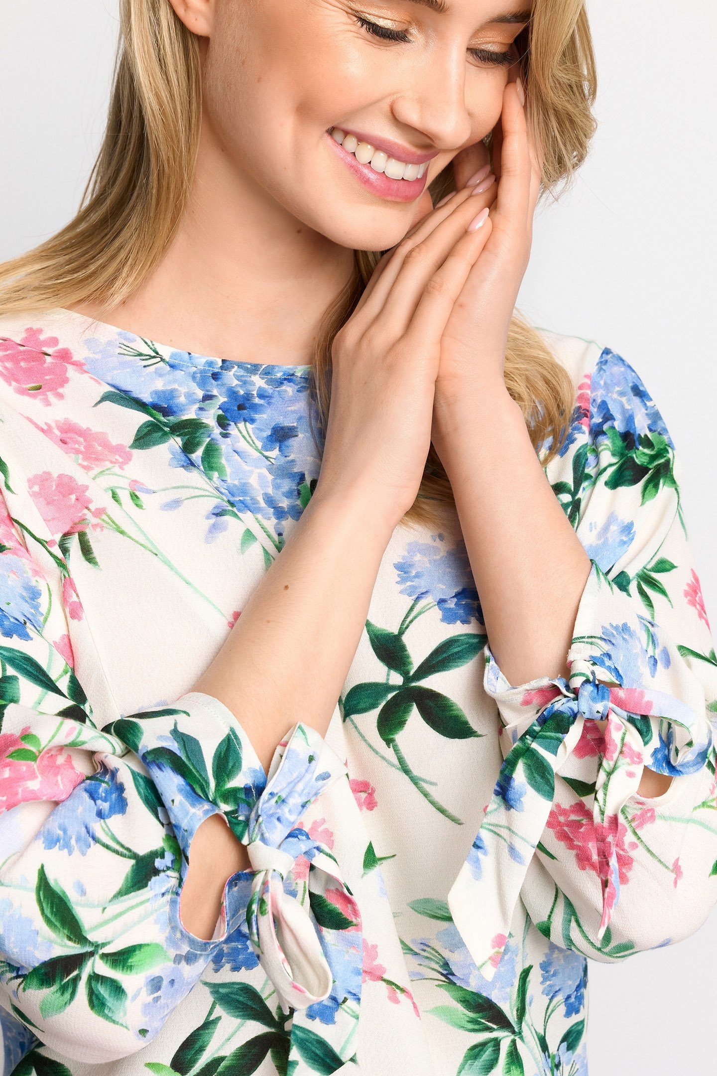 PRINTED BLOUSE WHISPER WHITE 5