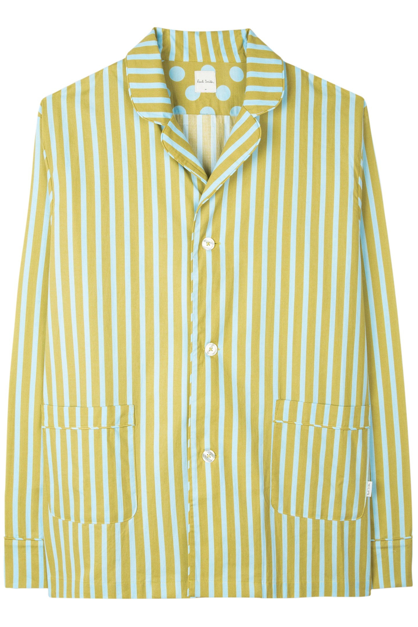 UNISEX PJ TOP L/SLV LEMON YELLOW 4