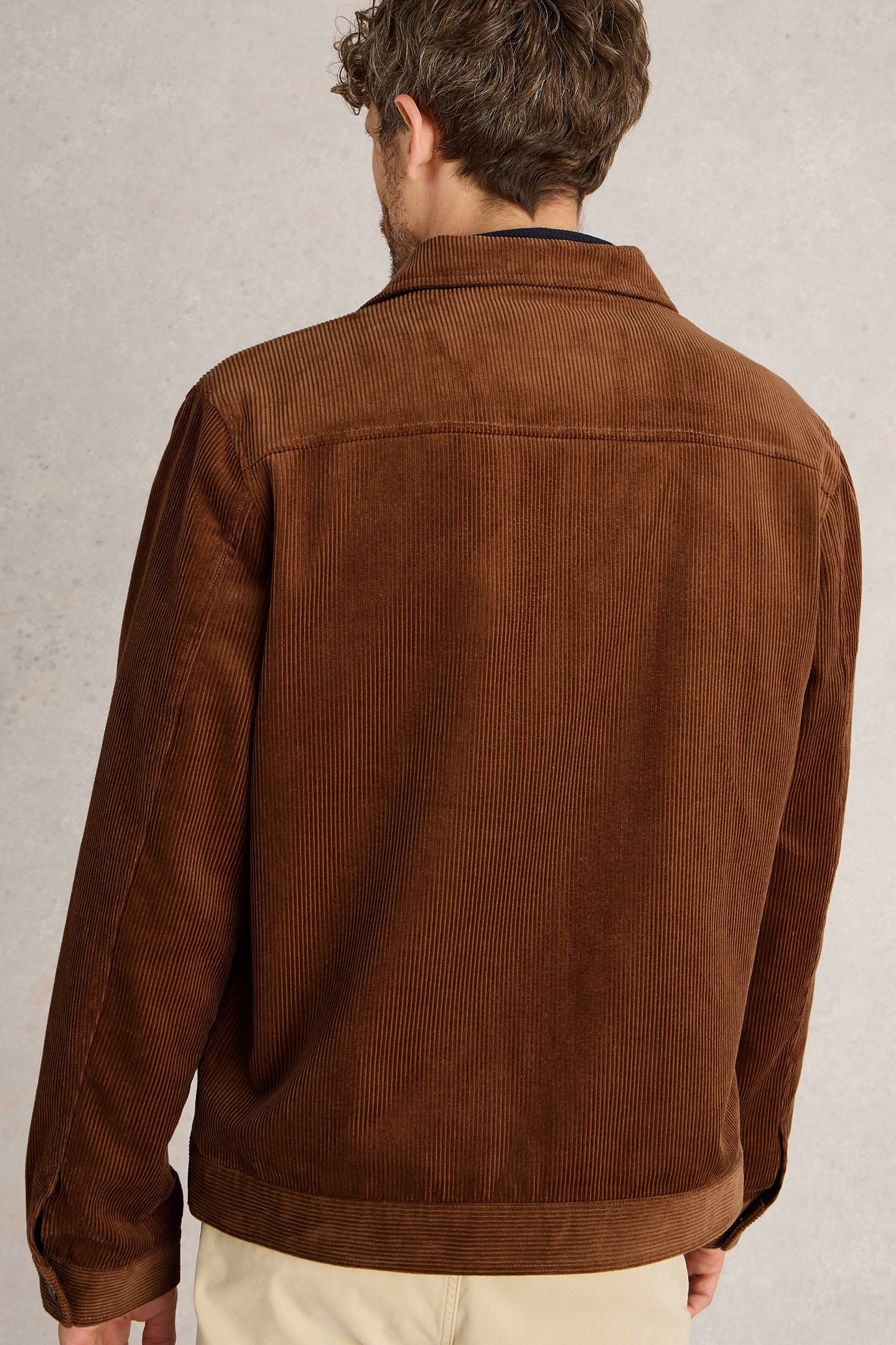 CORD JACKET MID TAN 2