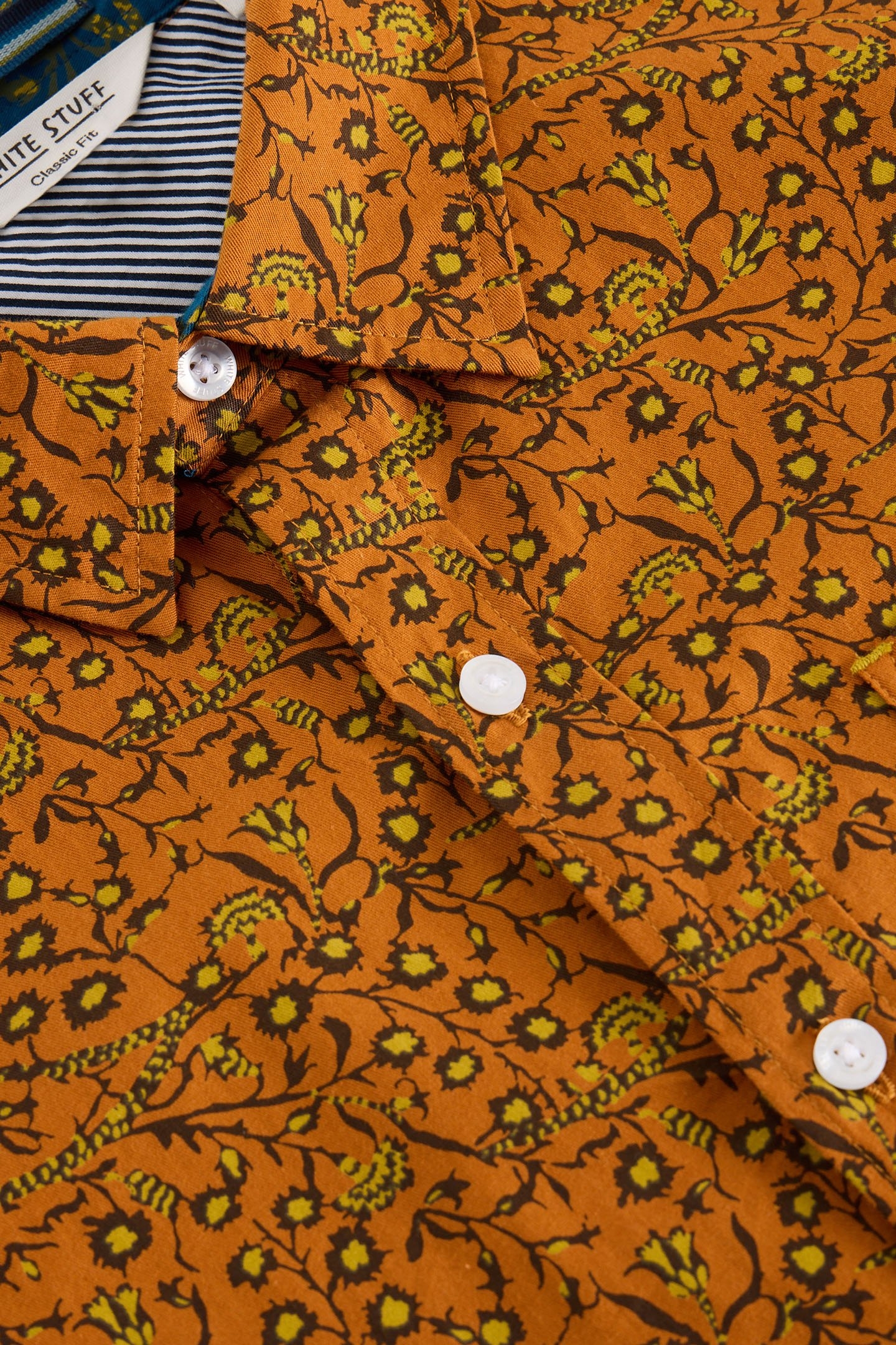 CLIMBING THORNS PRINTED SHIRT ORANGE MULTI 6