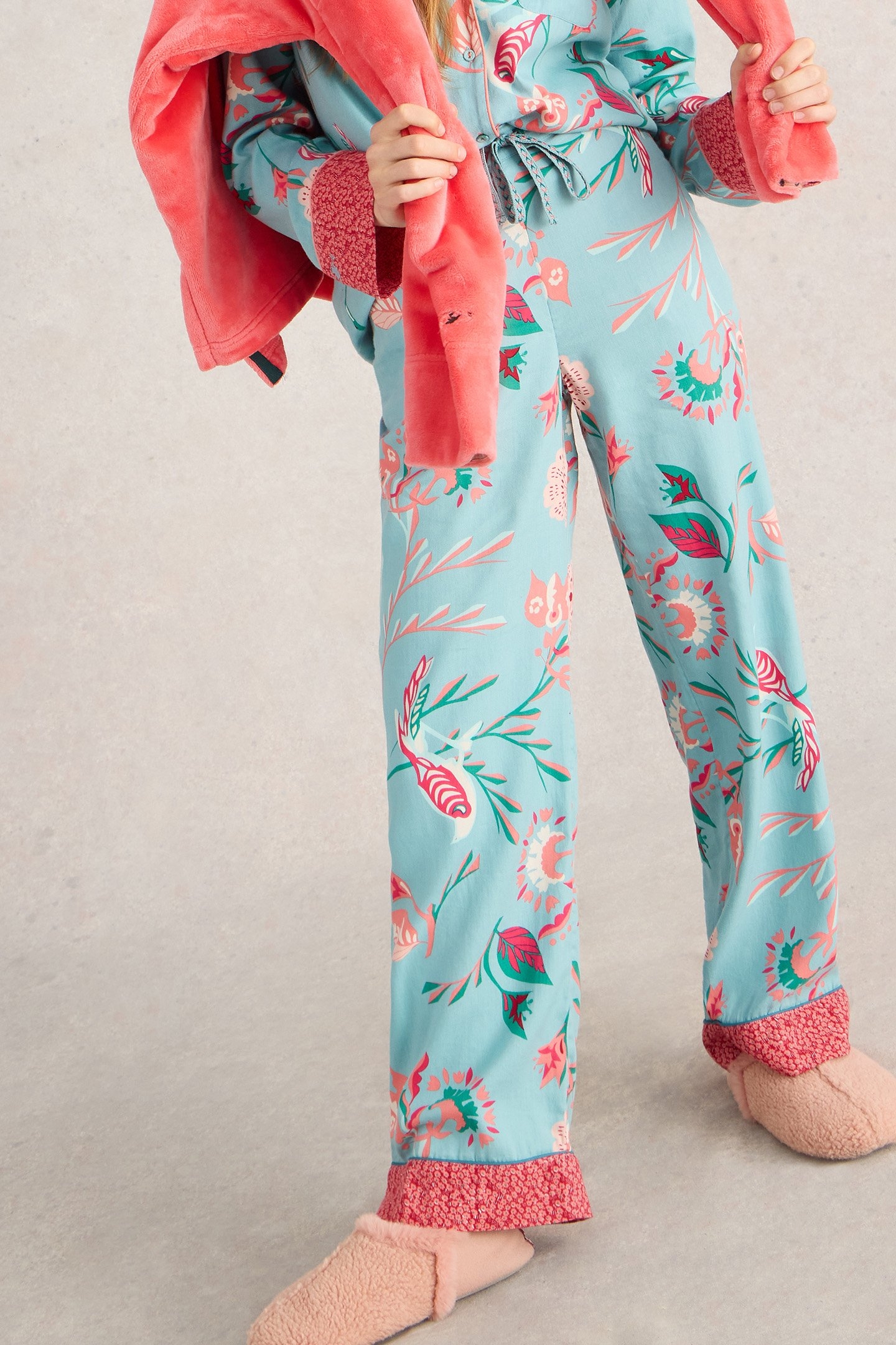 NINA ORGANIC PJ BOTTOM BLUE PRINT 1