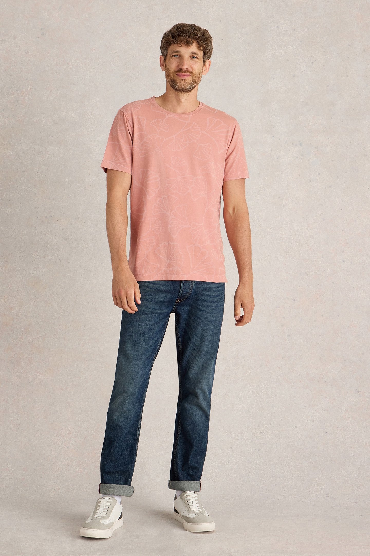 FLORAL PRINTED TEE PINK PRINT 3