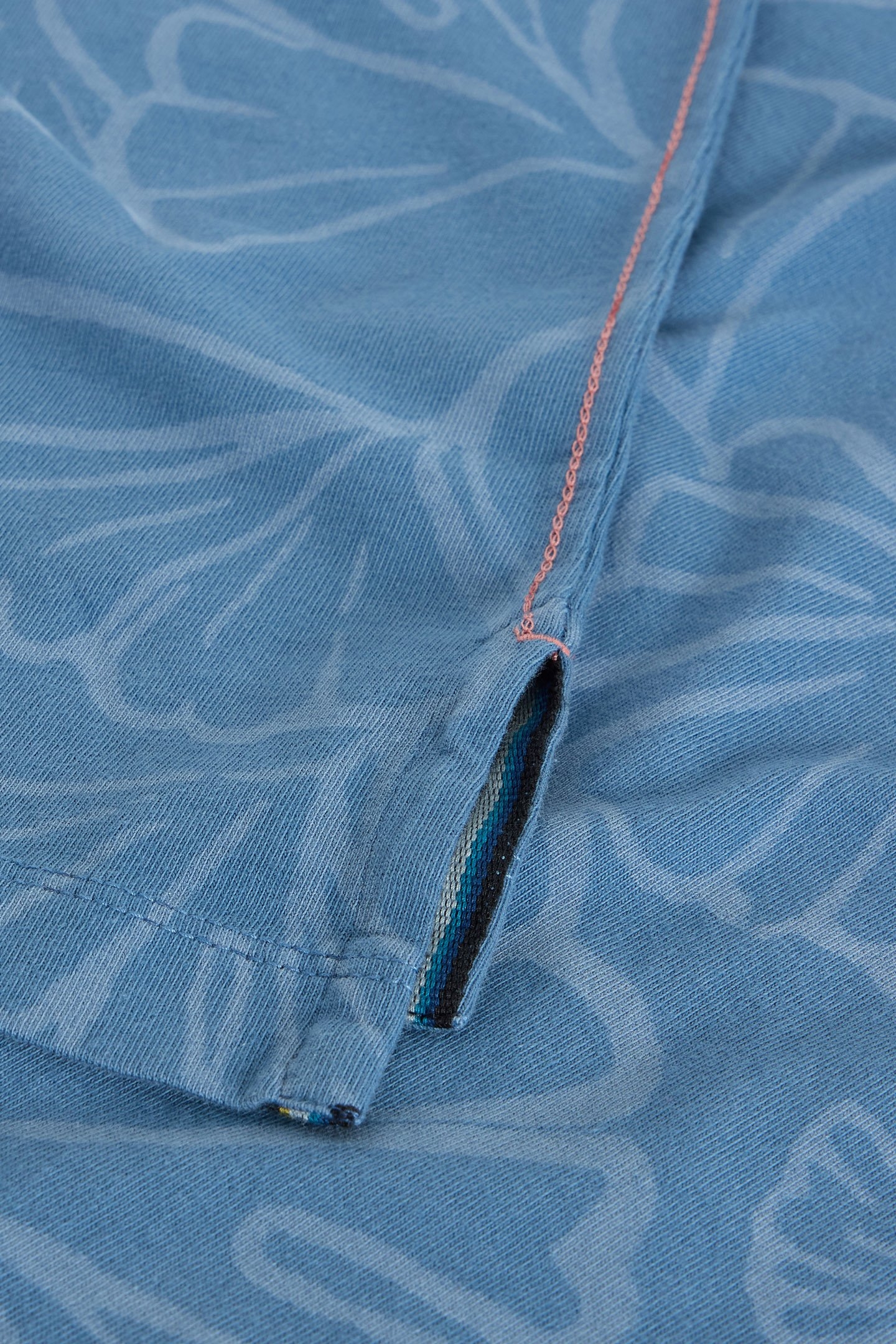 FLORAL PRINTED TEE BLUE PRINT 6