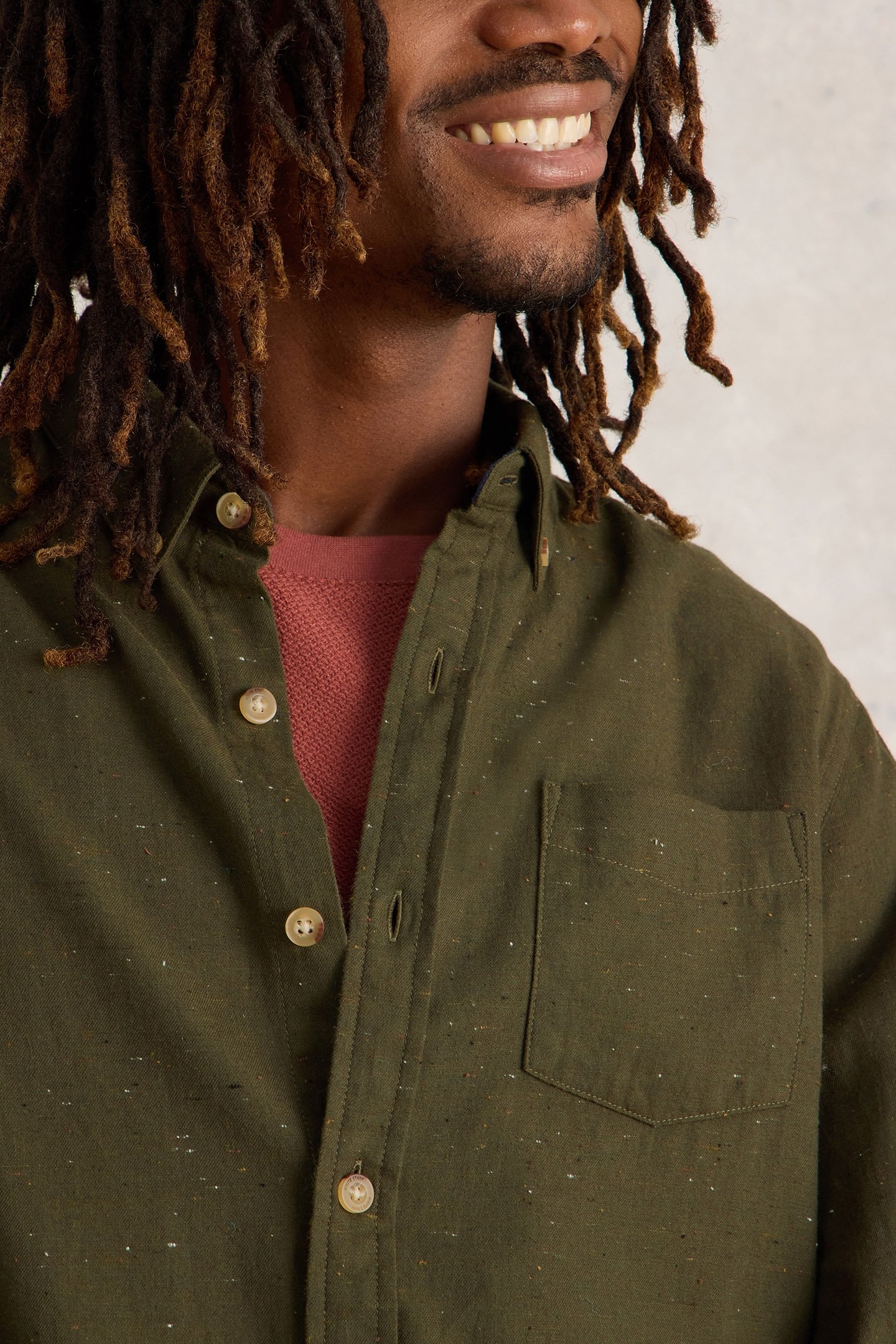 NEP OXFORD SHIRT KHAKI GREEN 5