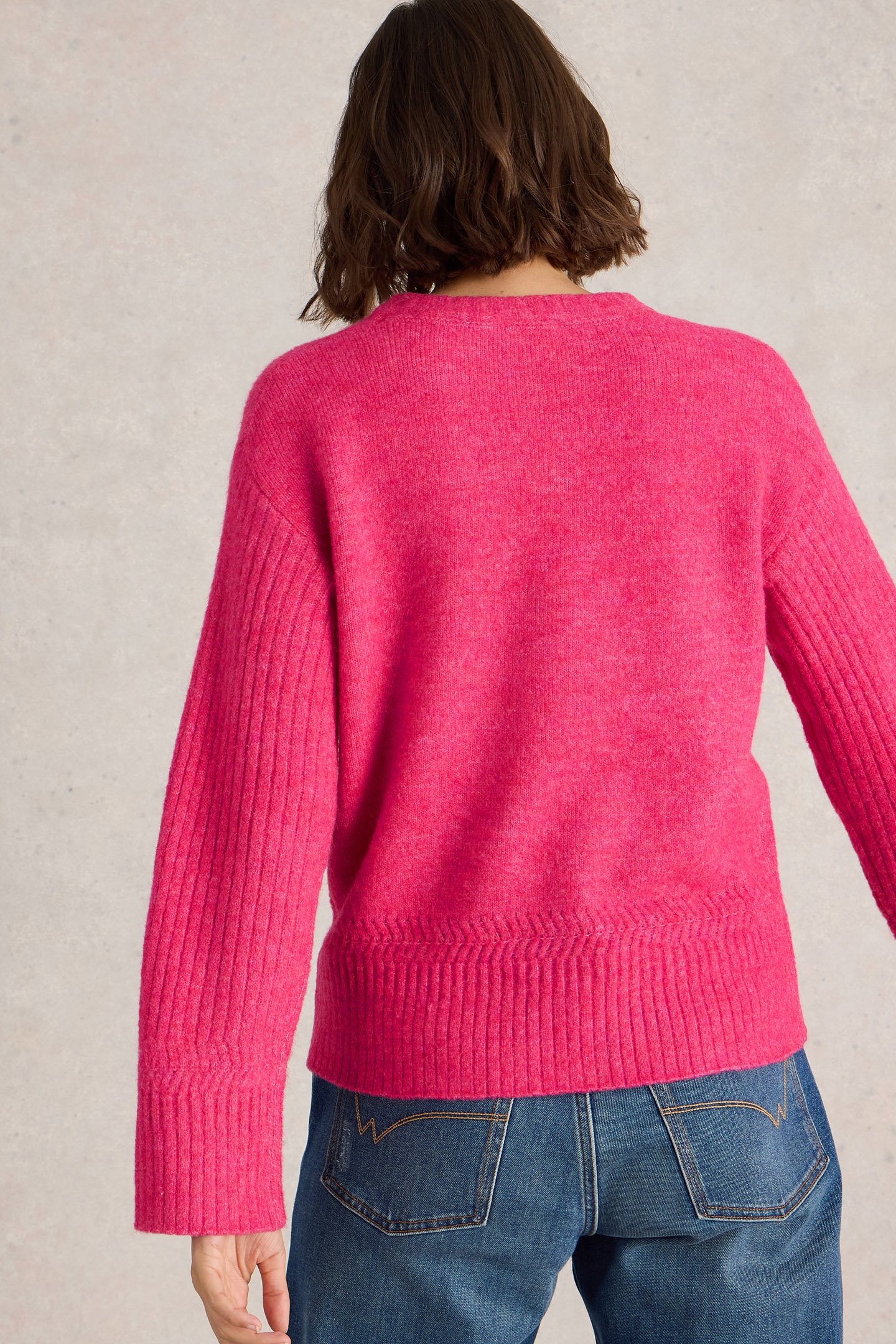 SOPHIA JUMPER BRIGHT PINK 3