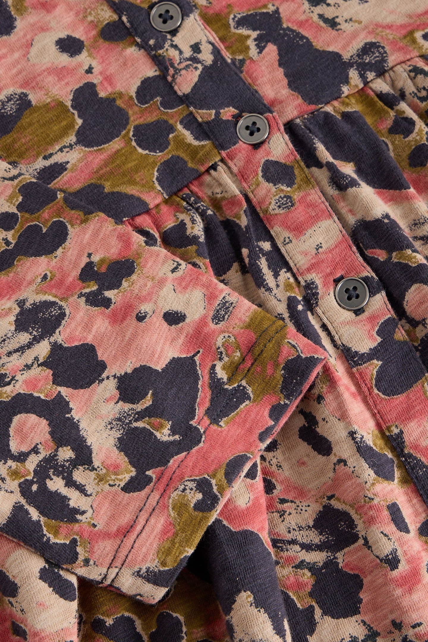 LOTTIE JERSEY SHIRT DRESS PINK MULTI 6