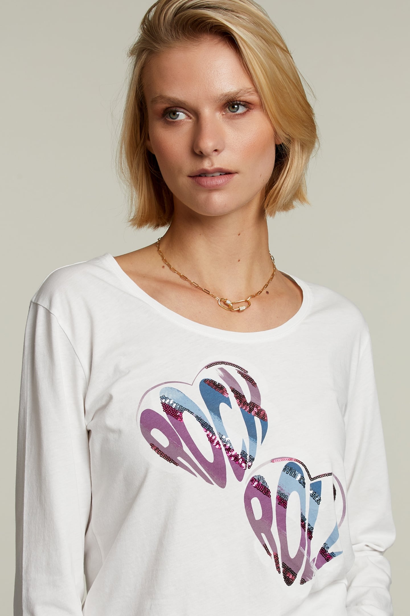 OFF WHITE CREW NECK T-SHIRT 4