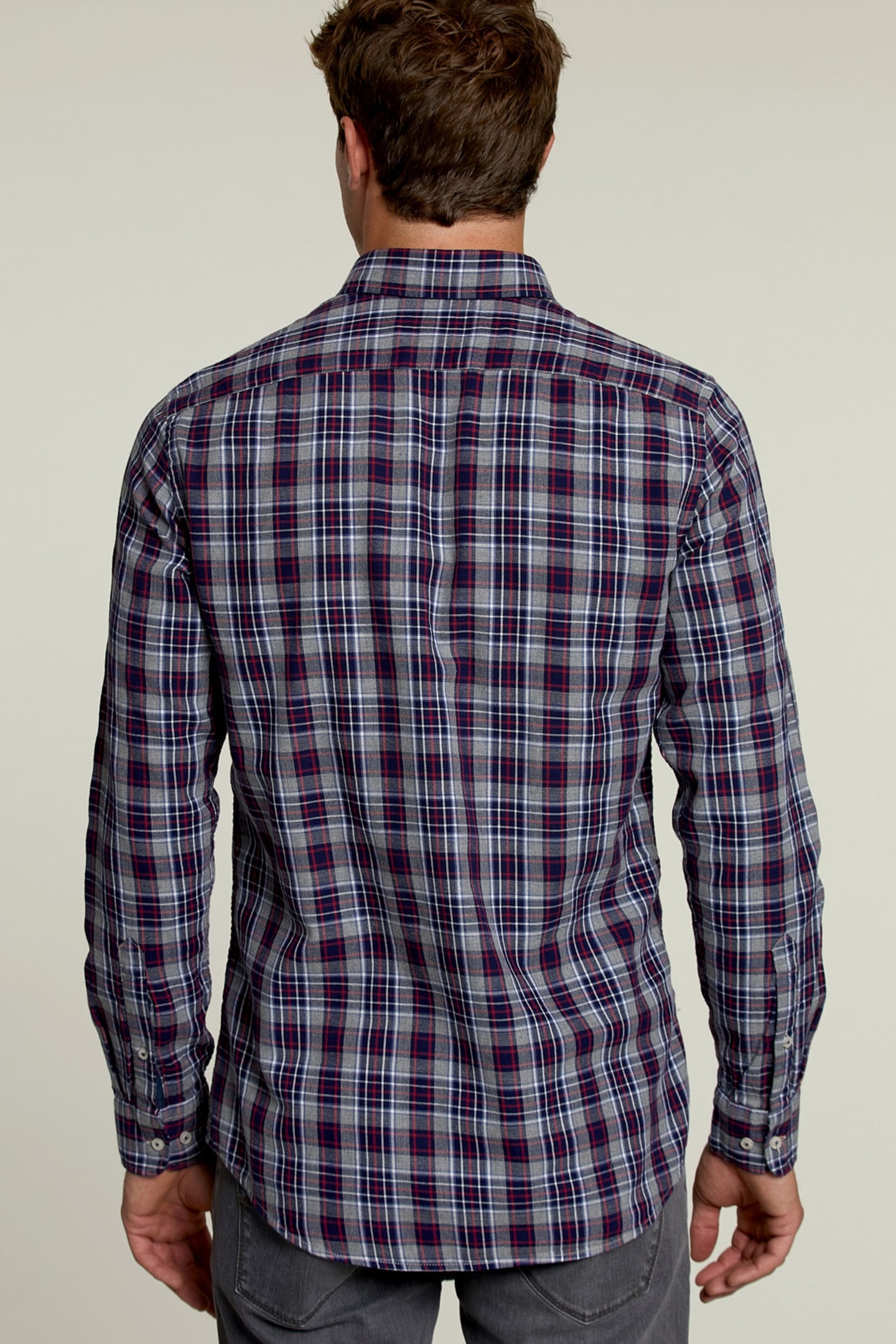 CUSTOM FIT CHECKED SHIRT MULTI 2