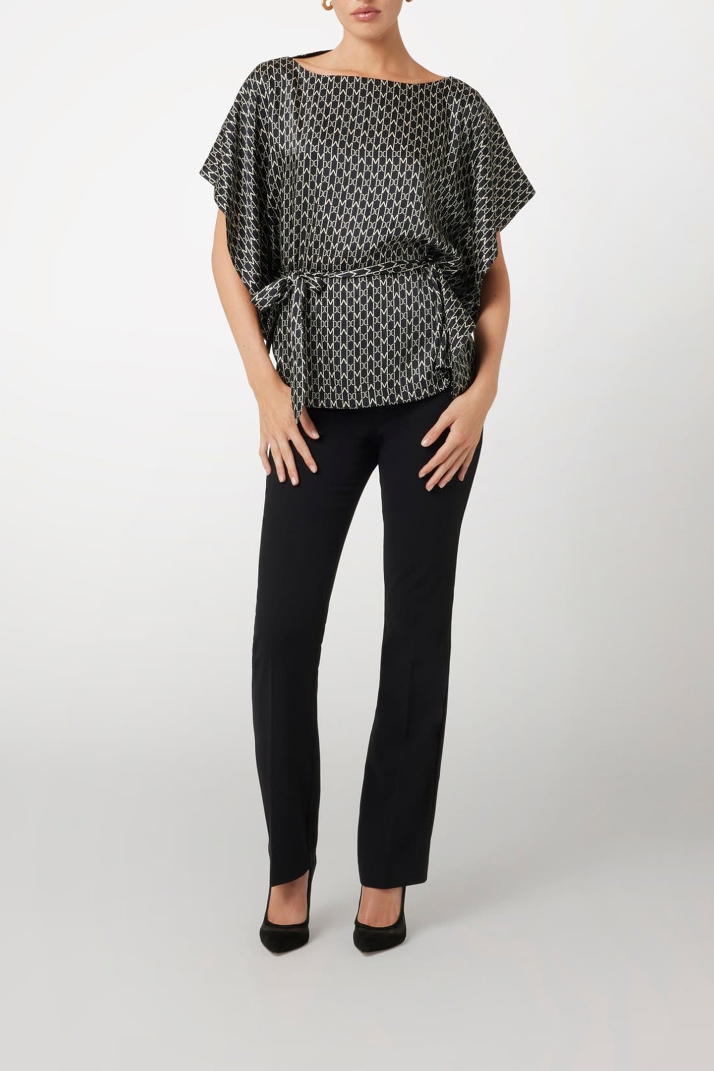 JOSETTE KIMONO NEW MONOGRAM BLACK B 3