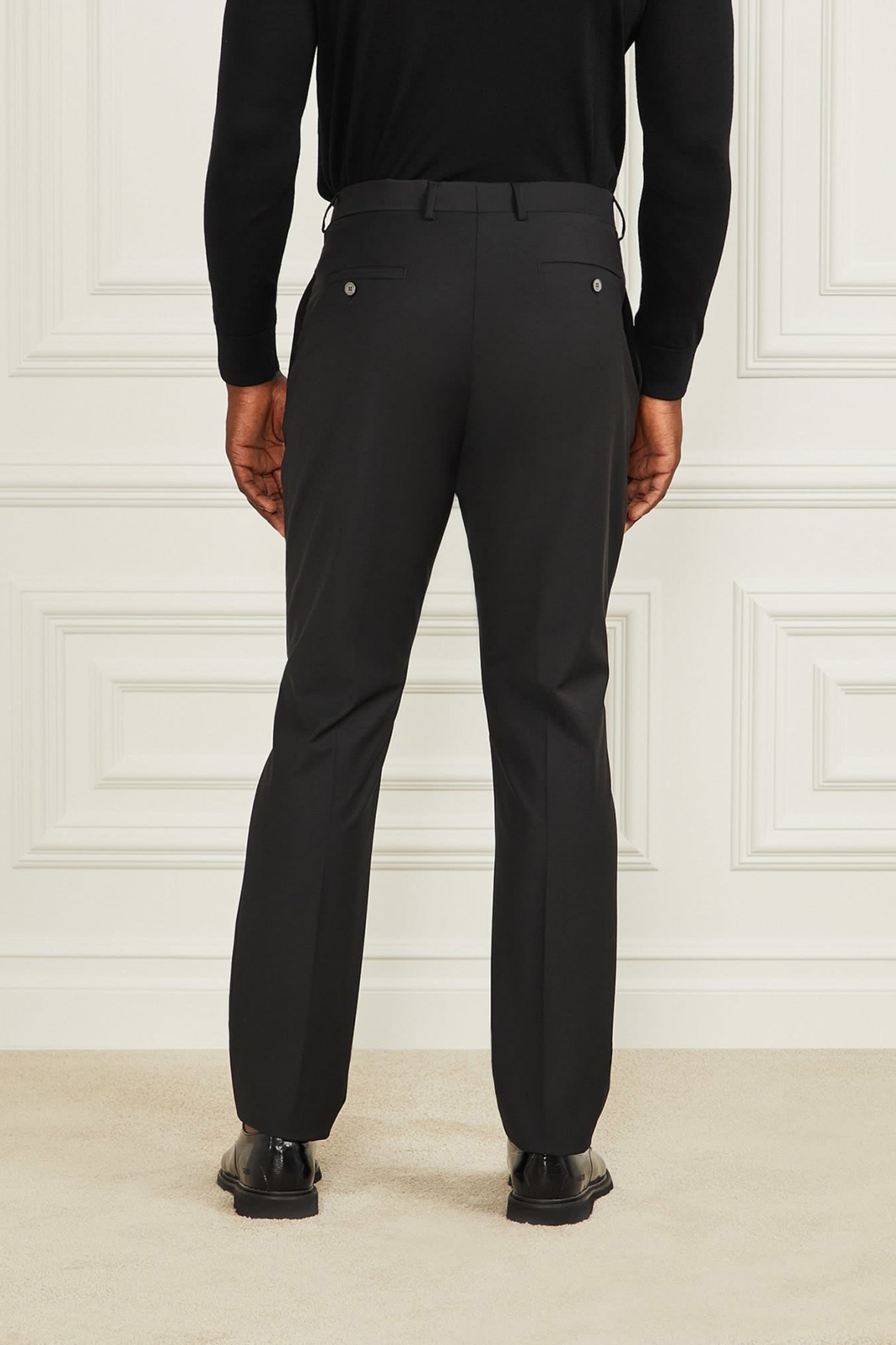 ROGER CLASSIC CHINO JET BLACK A996 2