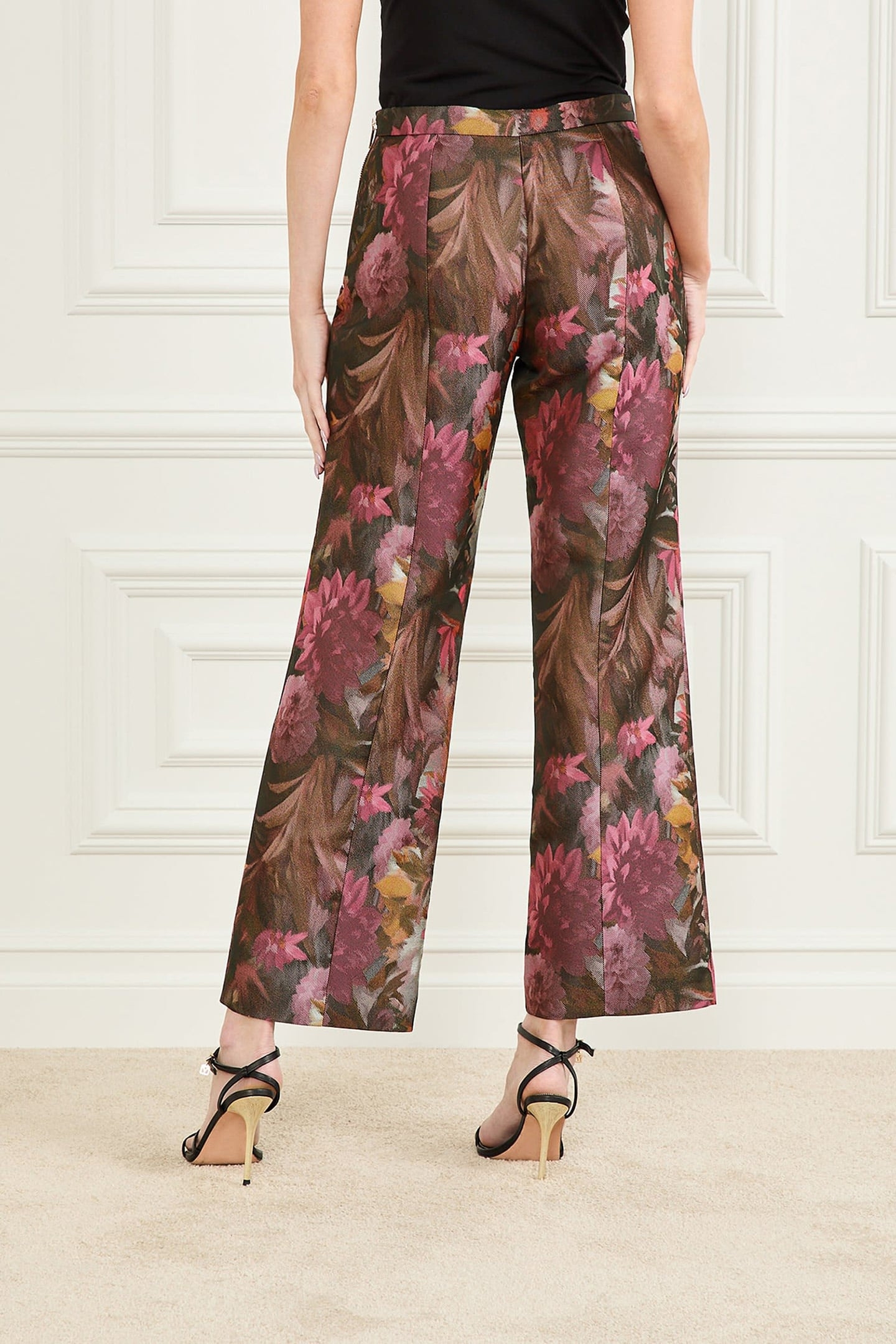 MARCIANO BY GUESS KATE PANT WILDWOOD JACQUARD 2