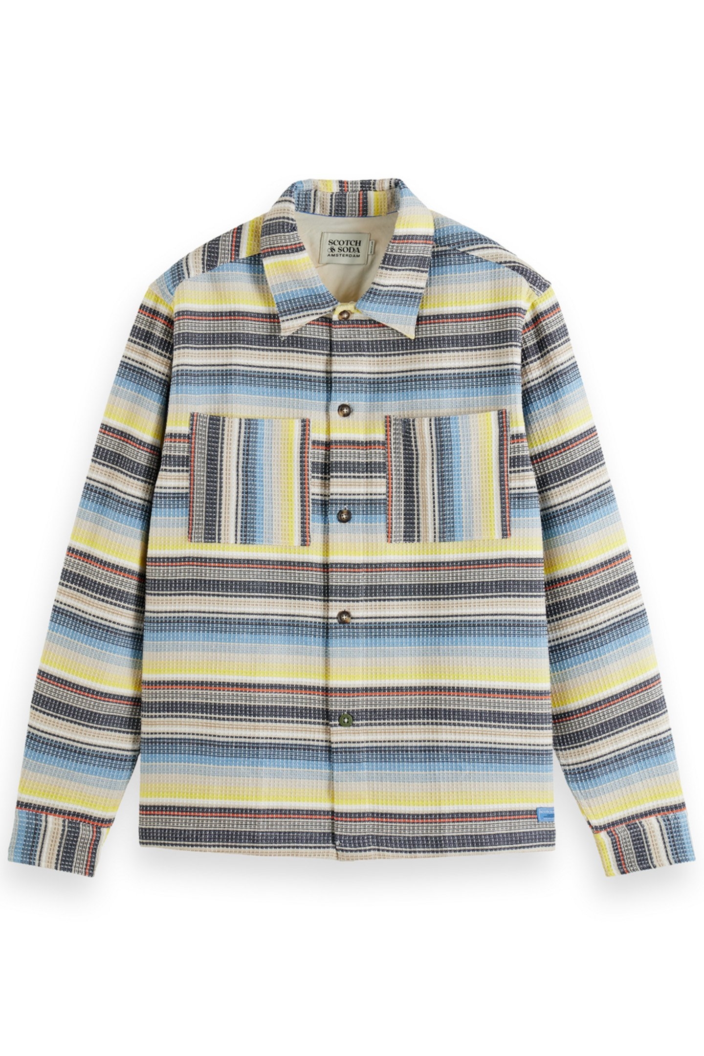 STRUCTURED STRIPE SHIRT MULTI BLUE STRIPE 1