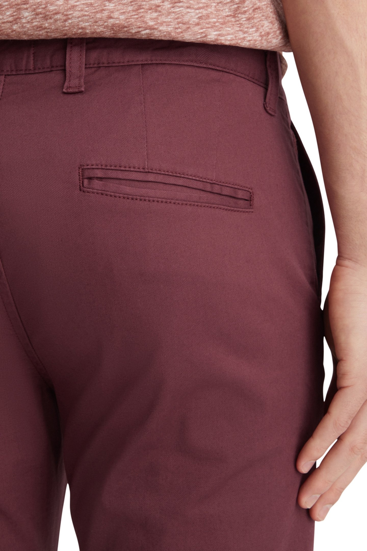 ESSENTIAL MOTT- STRETCH COTTON CHINO WINE 8