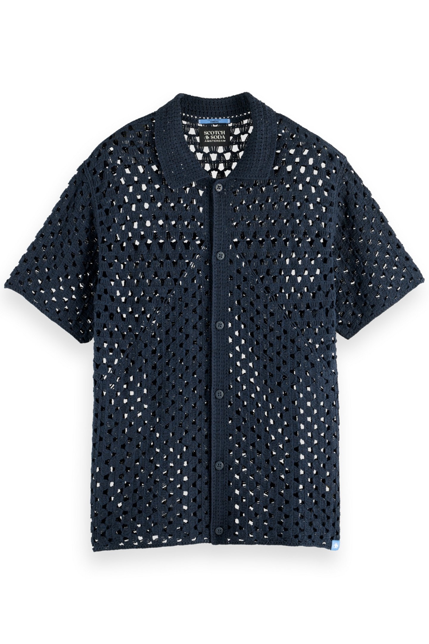 CROCHET KNITTED POLO SHORT SLEEVE NIGHT 4