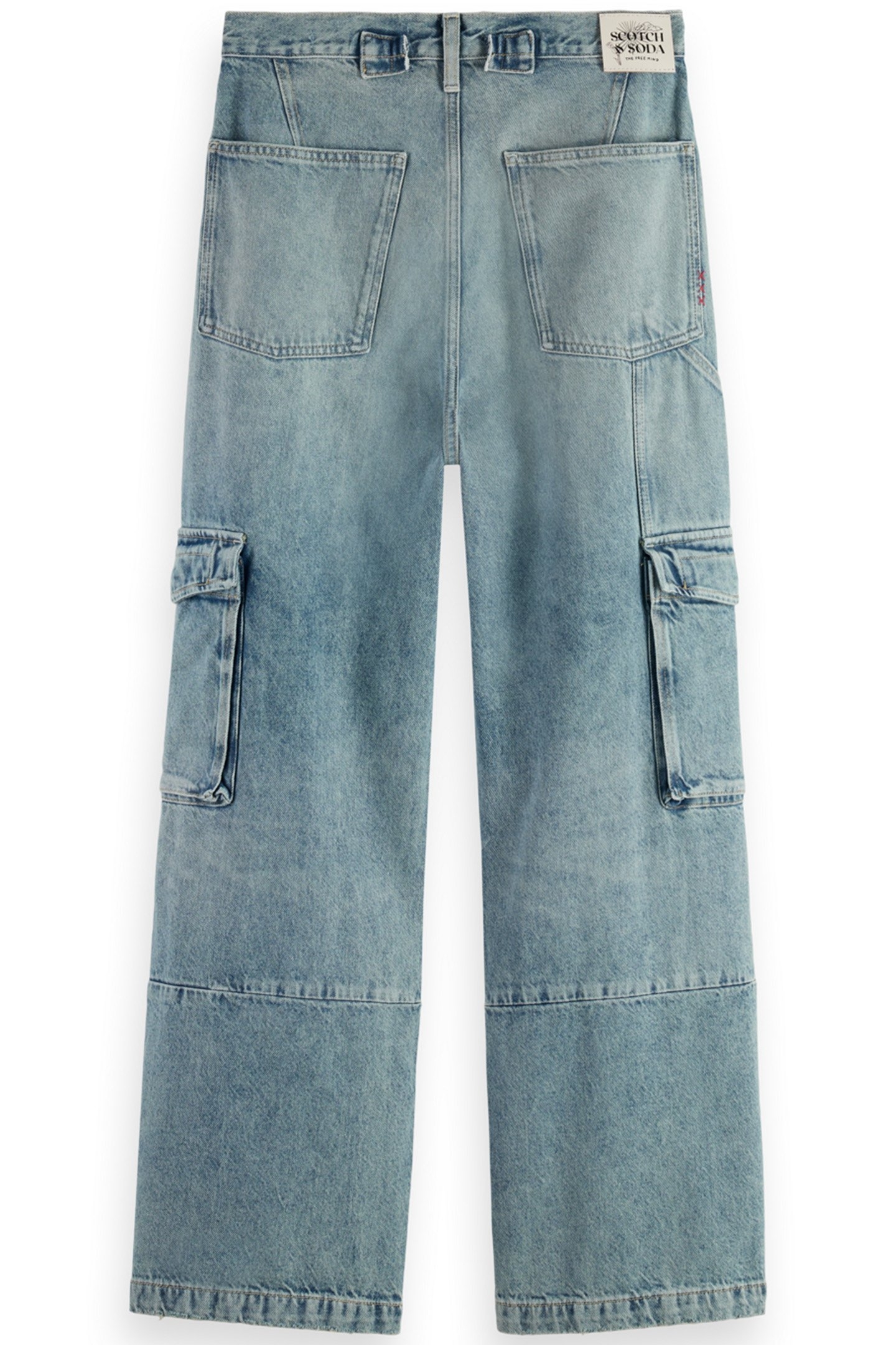 THE DEEP LOW RISE LOOSE CARGO JEANS -ROLLING ROAD 5
