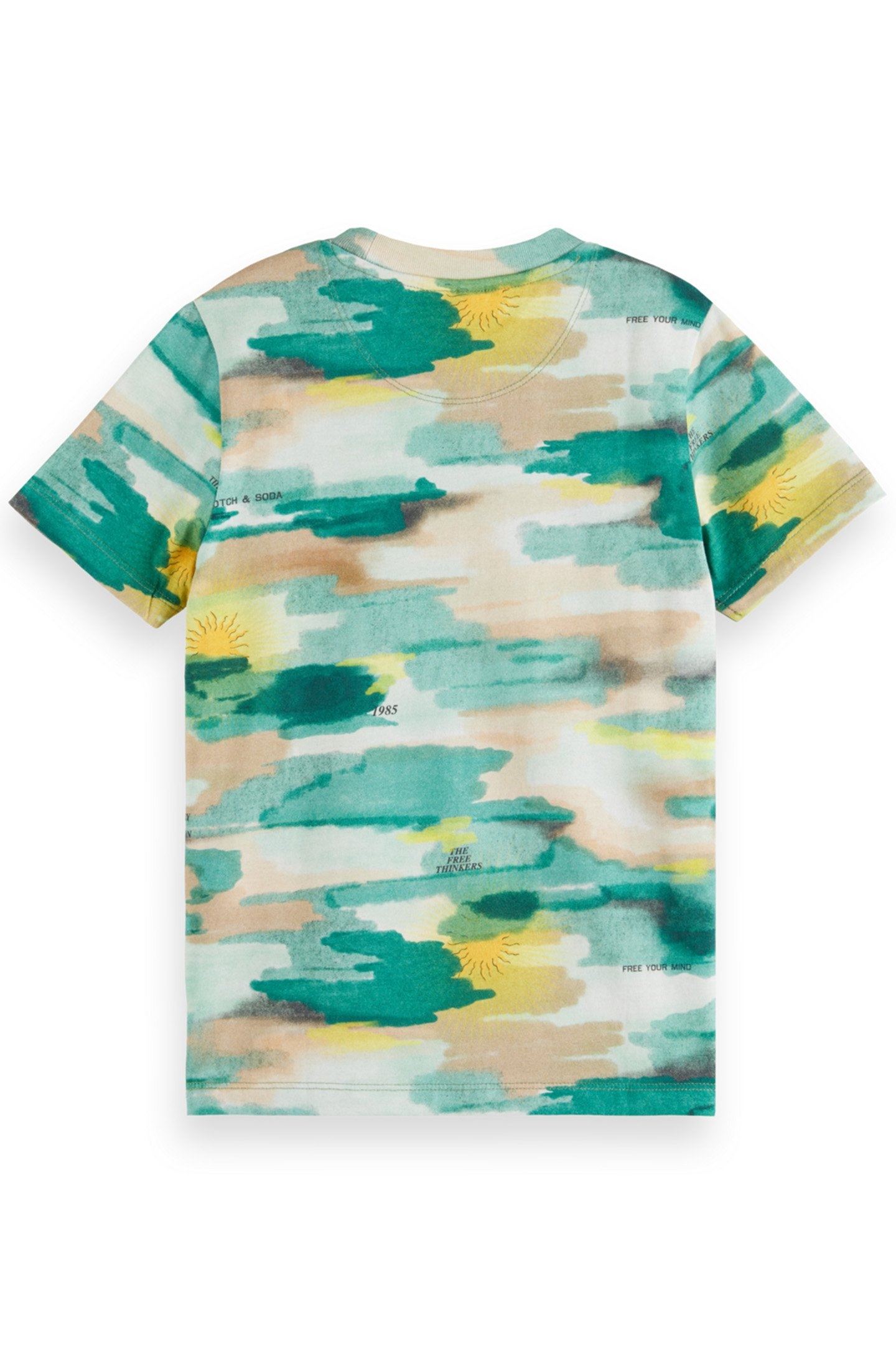 BOY REGULAR-FIT ALLOVER PRINTED T-SHIRT FREE SPIRIT CAMO 2