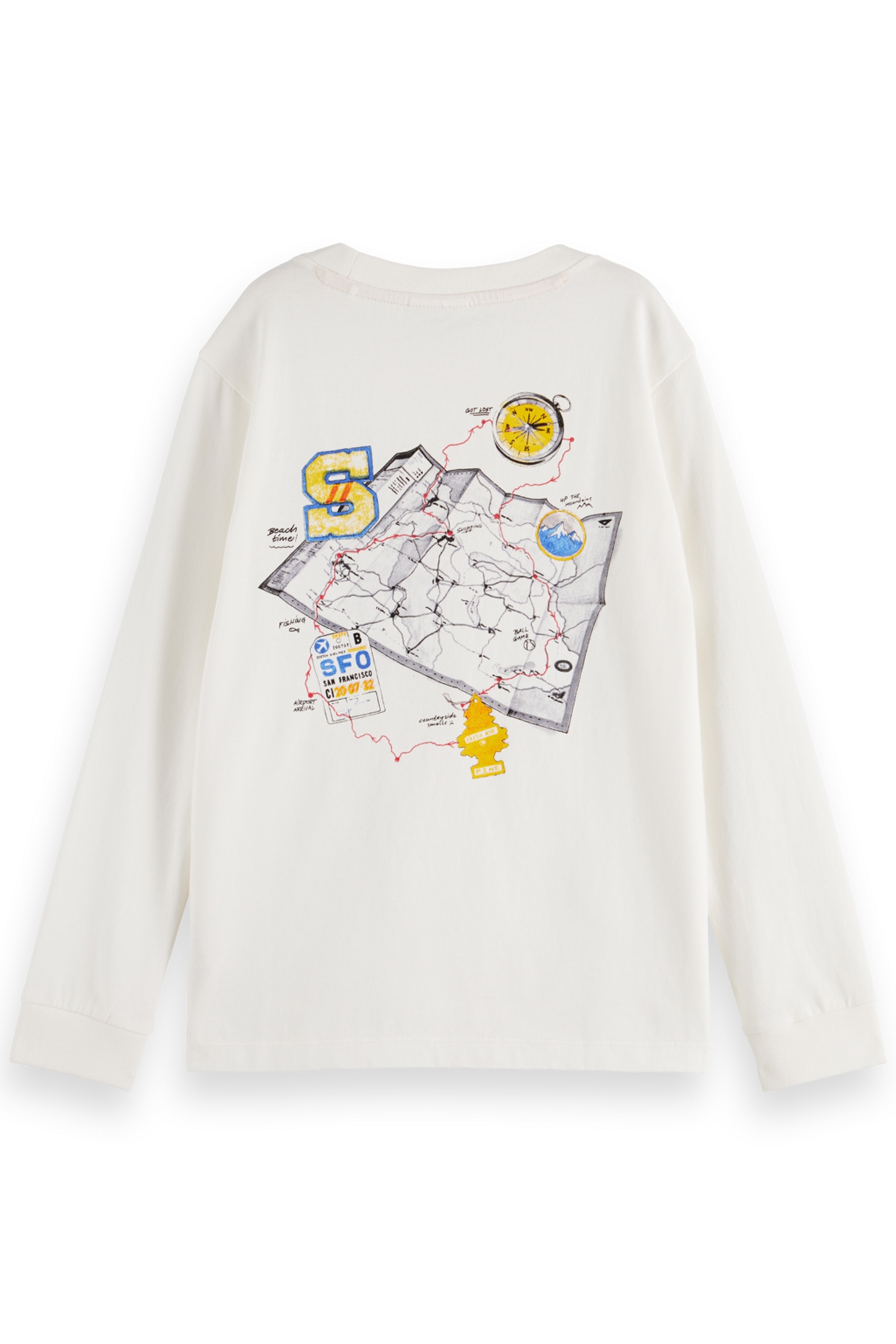 BOY LONG-SLEEVED ARTWORK T-SHIRT SWAN 2