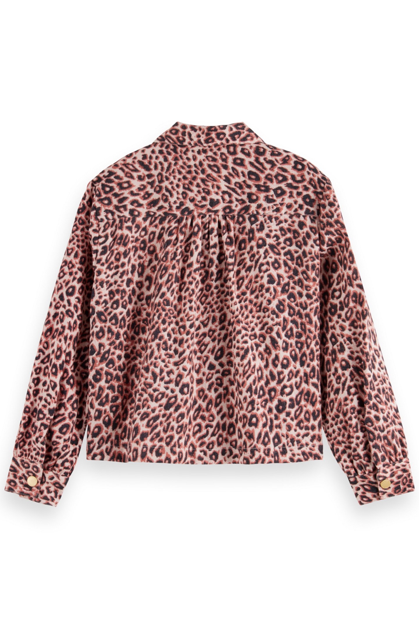 GIRL LIGHTWEIGHT FLANNEL SHIRT MINI LEOPARD 2