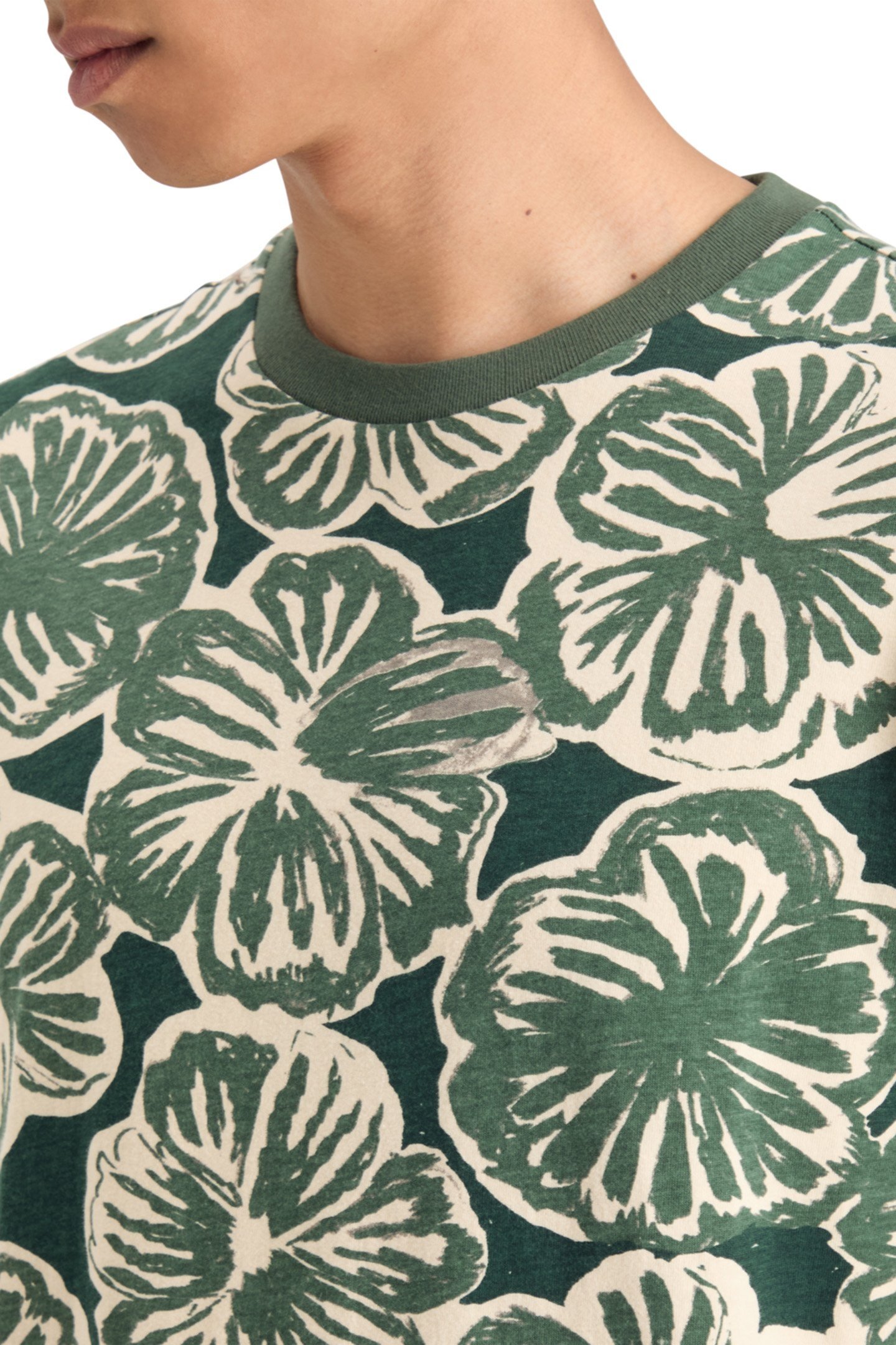 BIG ALL OVER PRINT T-SHIRT SAN FRAN FLOWER 6