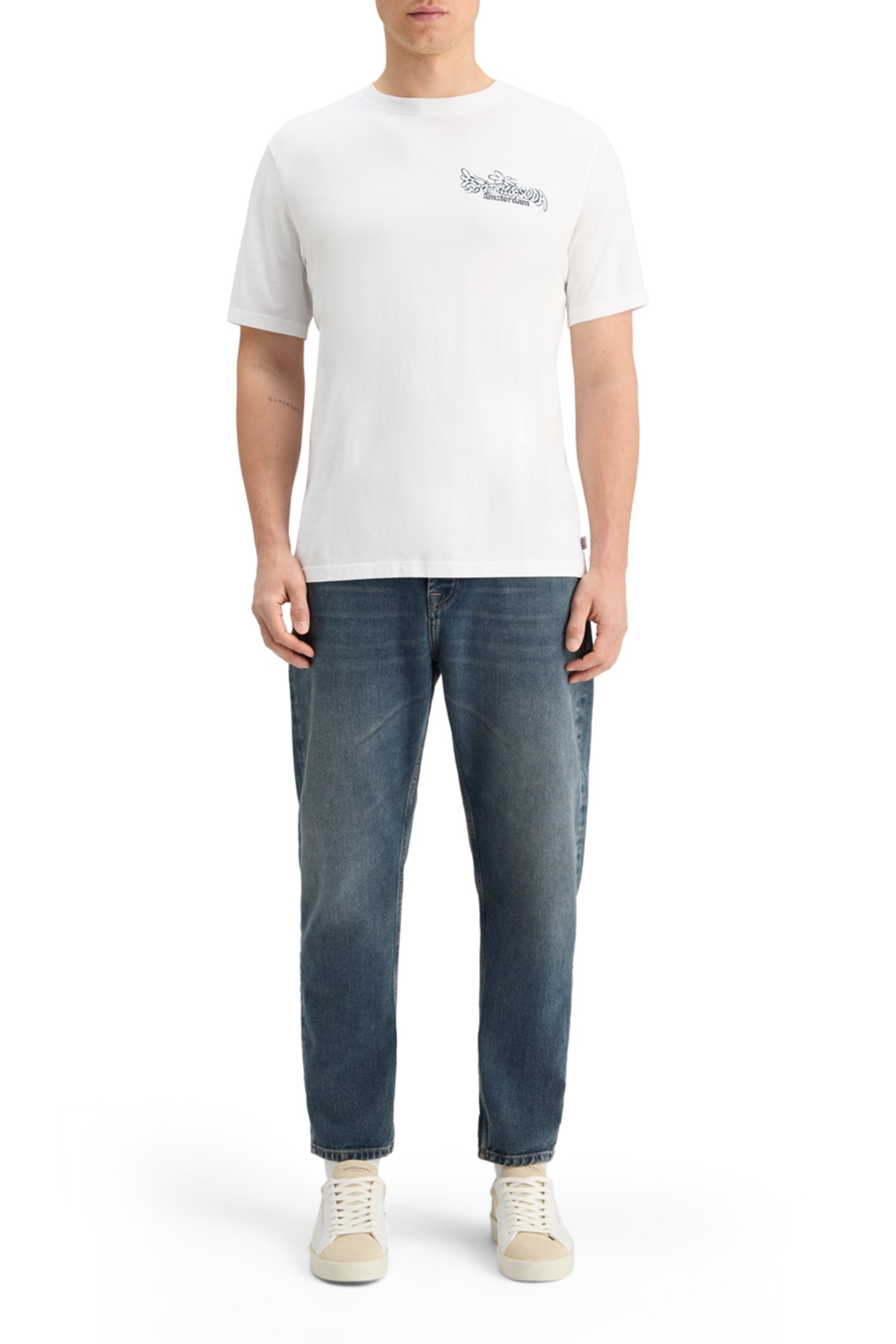 REGULAR FIT FRONT BACK ARTWORK T-SHIRT WHITE 3