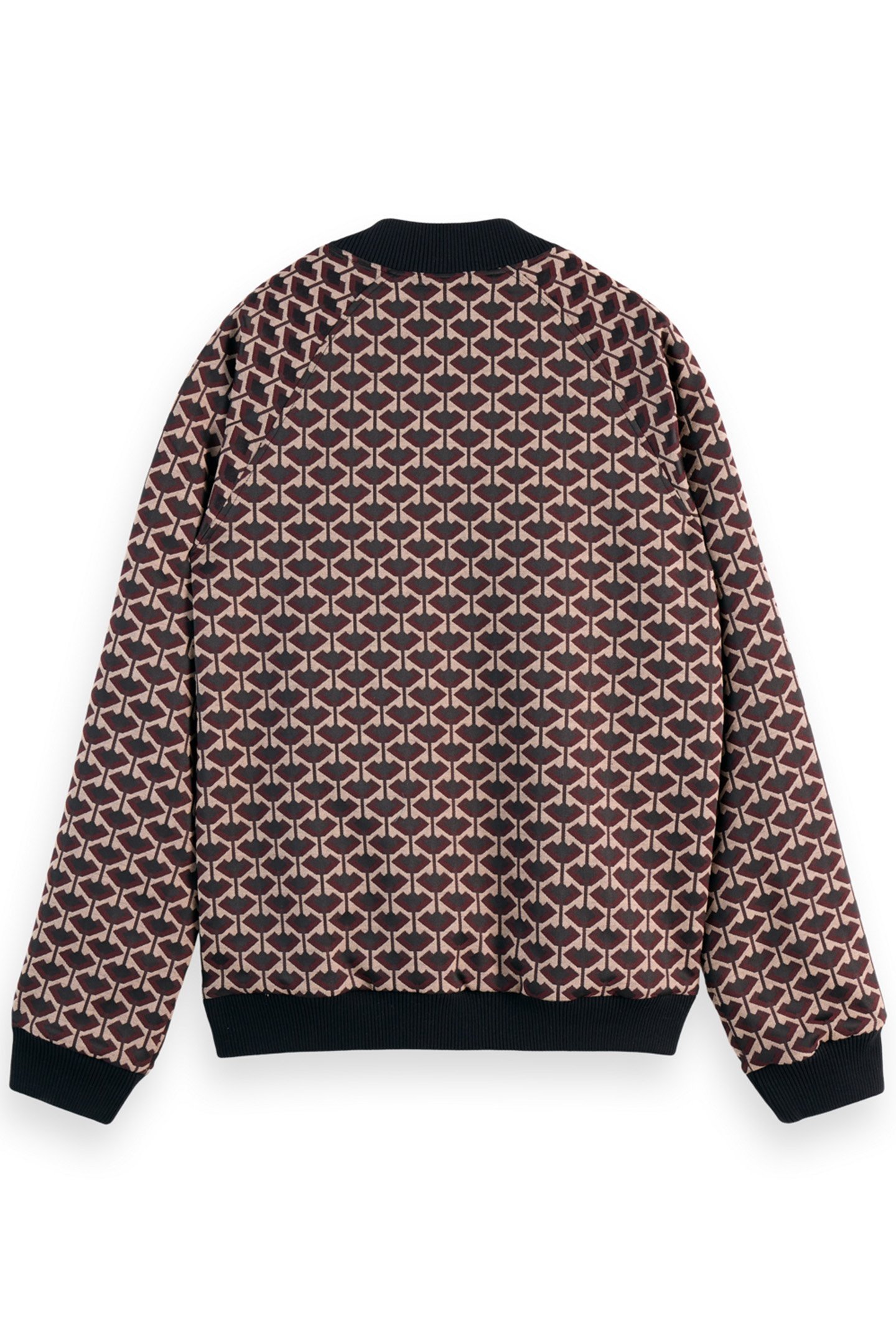 REVERSIBLE JACQUARD BOMBER JACKET GEO TULIP 4