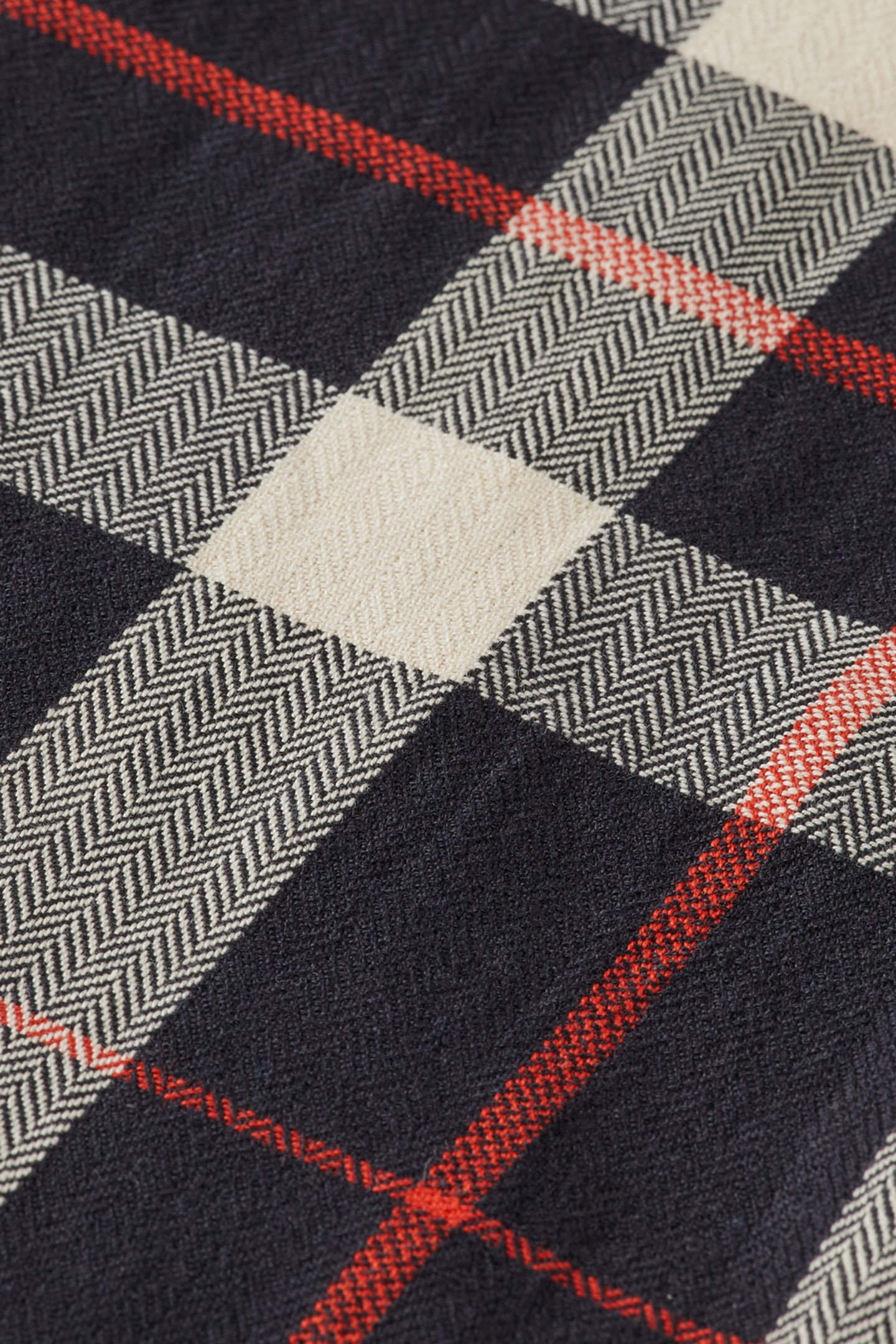 HERRINGBONE CHECK SHIRT BLACK CHECK 8