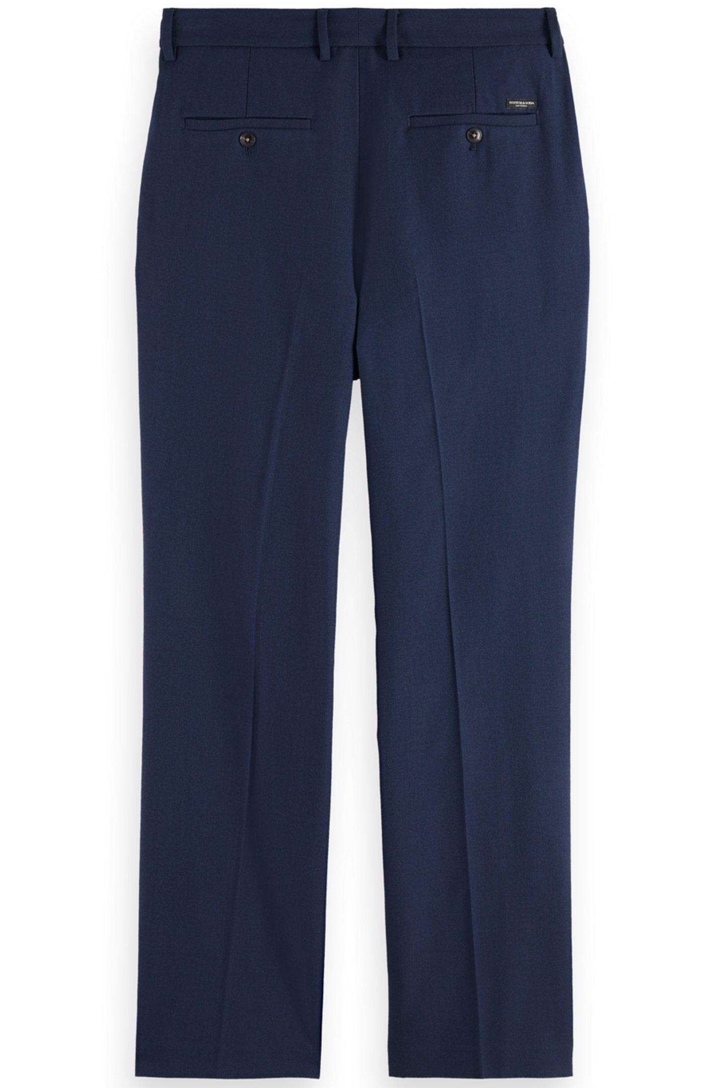 RELAXED STRAIGHT FIT PLEATED WOOL BLEND CHINO NIGHT 5