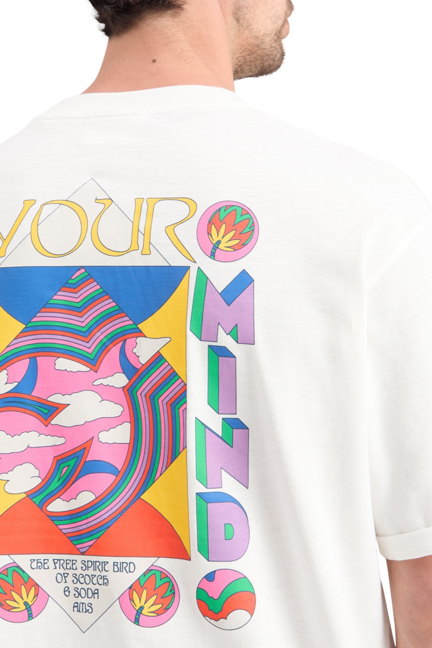 LOOSE FIT BACK ARTWORK T-SHIRT SWAN 6