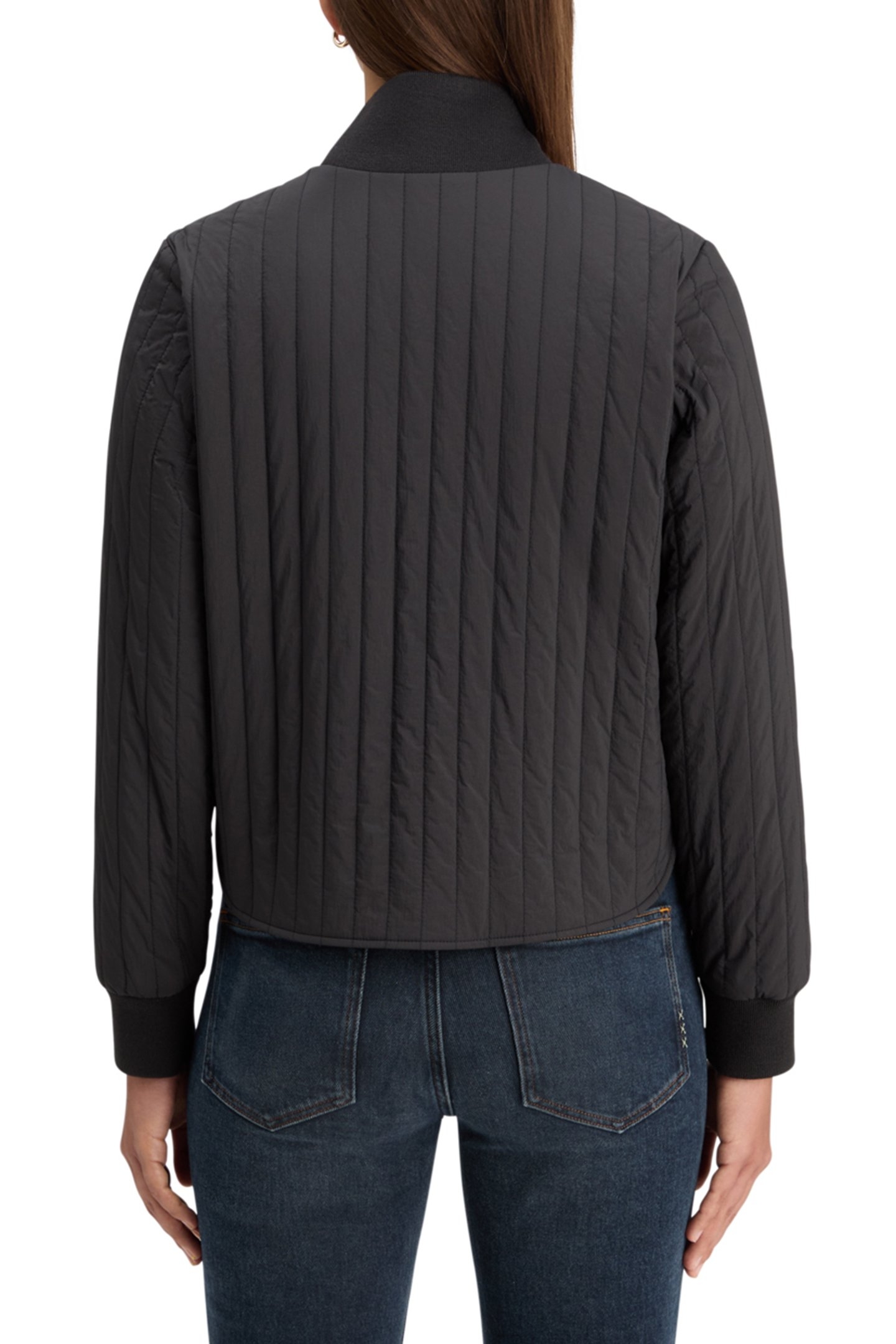 ELEVATED REVERSIBLE BOMBER EVENING BLACK 2