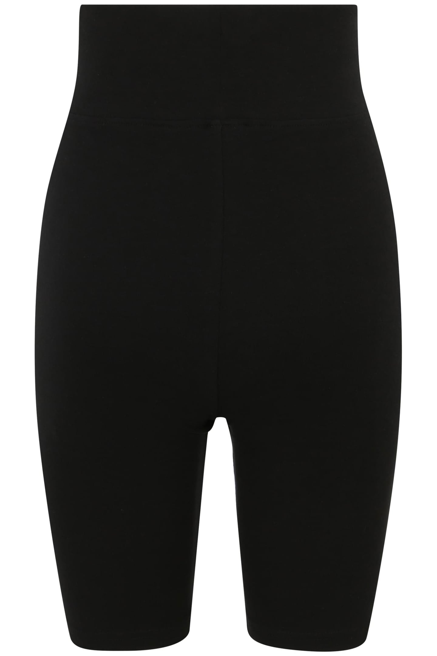 LADIES HIGH WAIST CYCLE SHORTS 2-PACK BLACK/WHITE 2