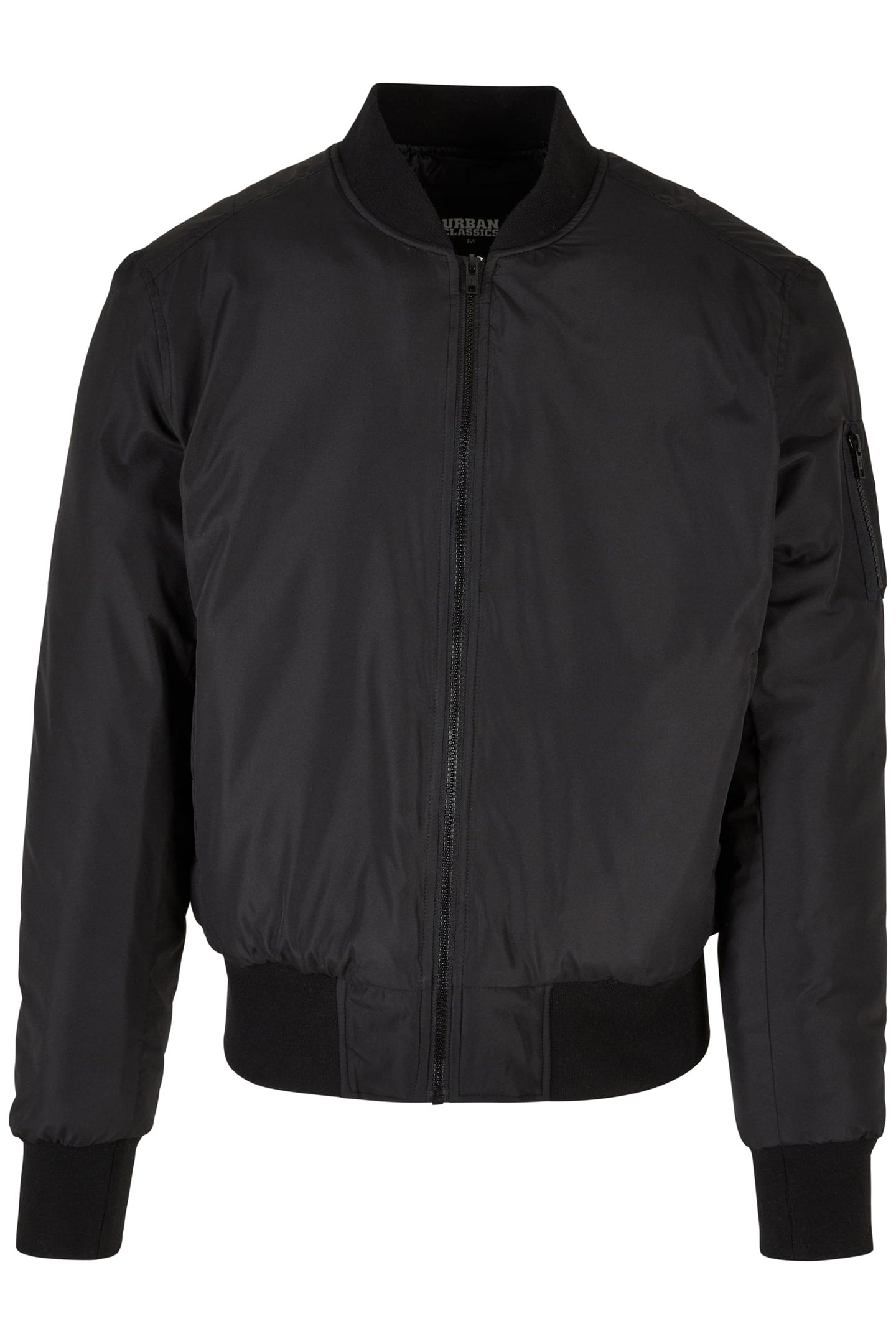 RECYCLED BASIC BOMBER JACKET BLACK 1
