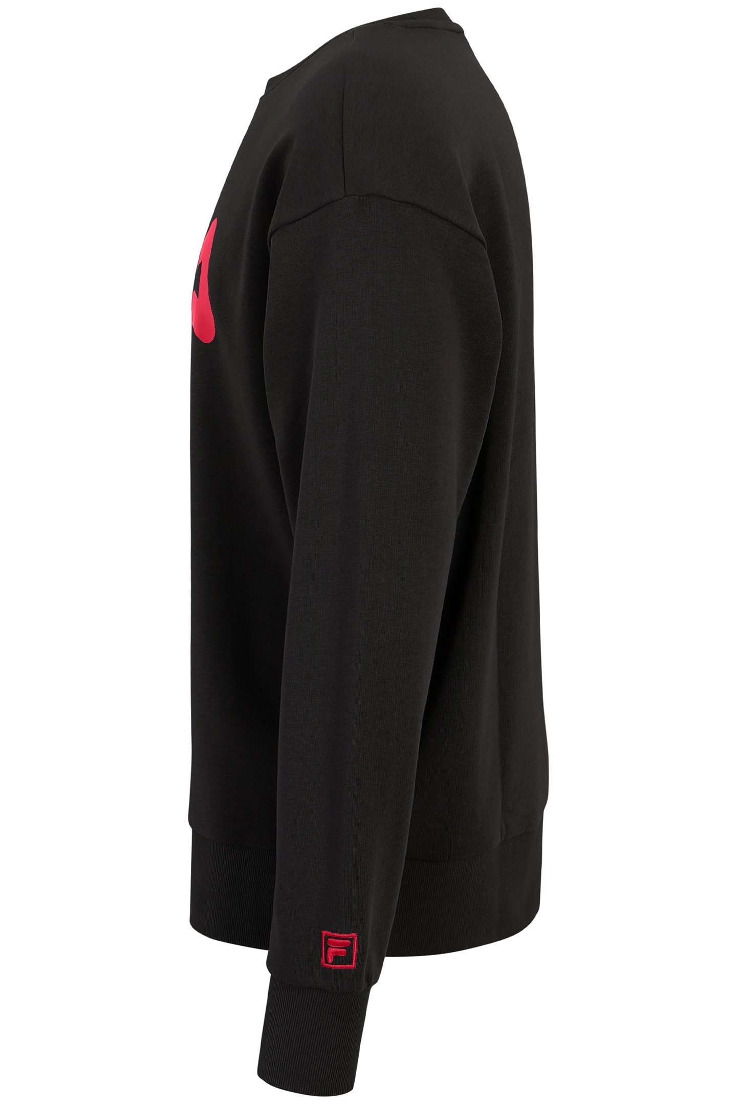 LUSIGNY LOOSE CREW BLACK-TRUE RED 6