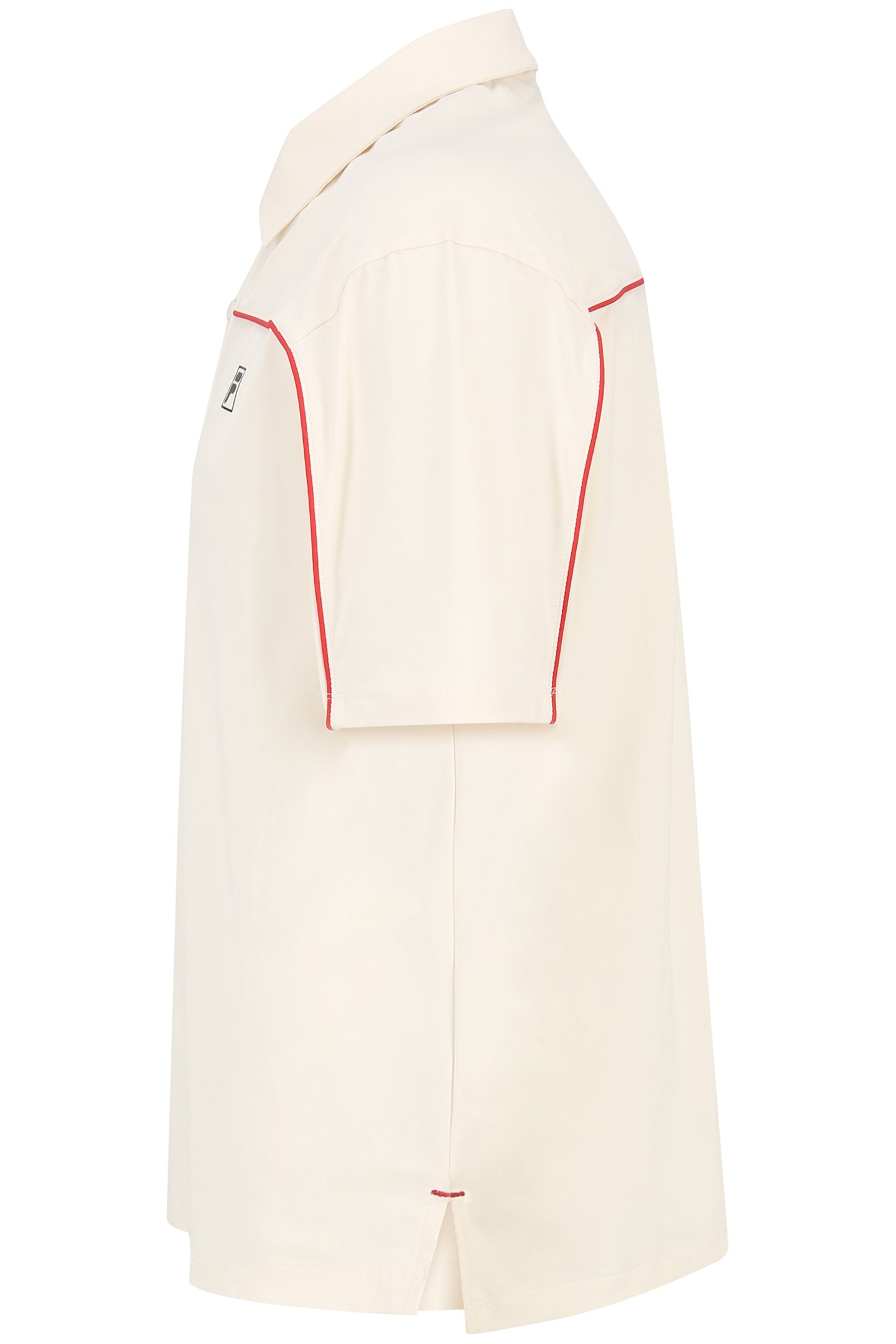 LESKAJ LOOSE POLO SHIRT ANTIQUE WHITE 3