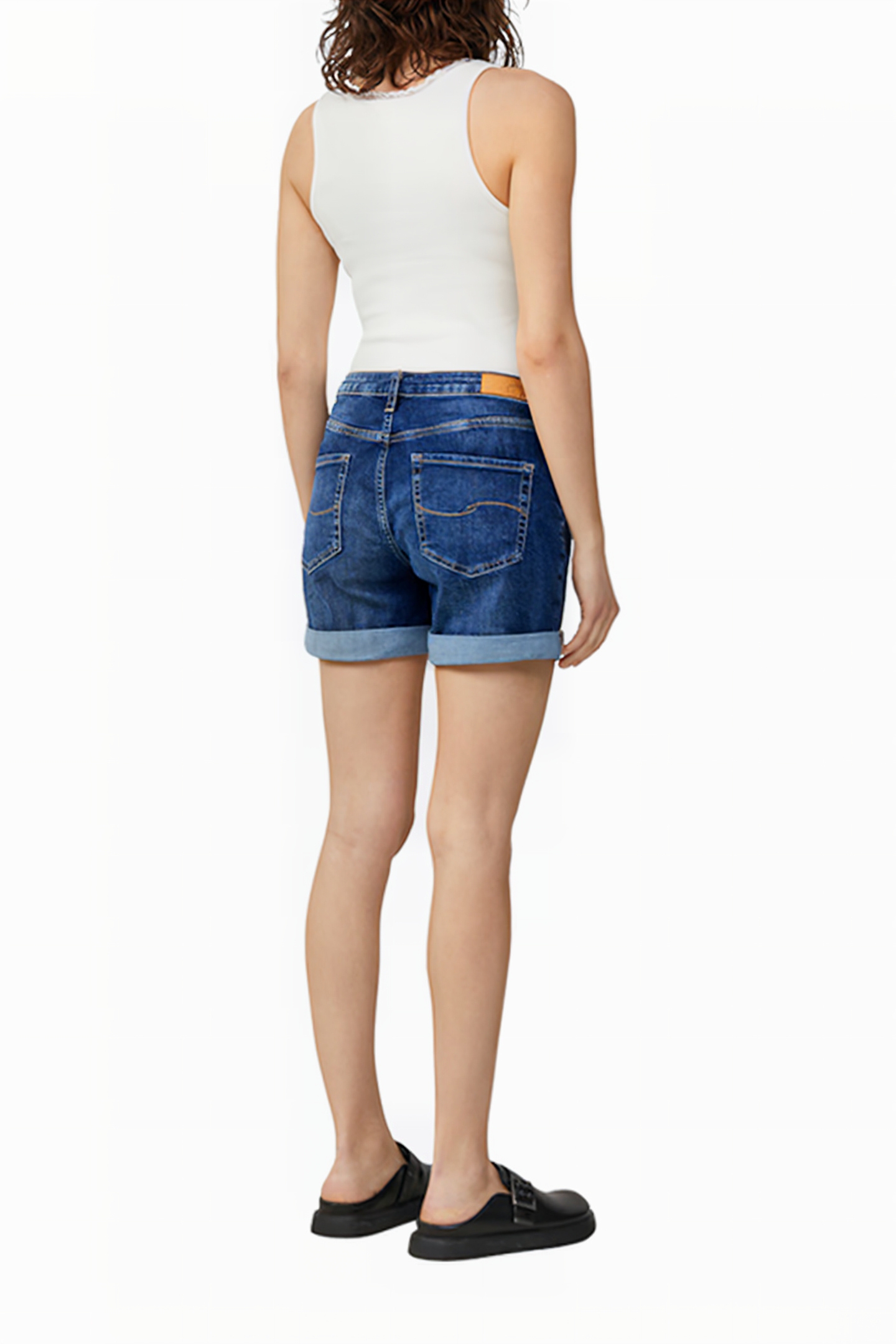 S.OLIVER-QS JEANS SHORTS BLUE DENIM 2
